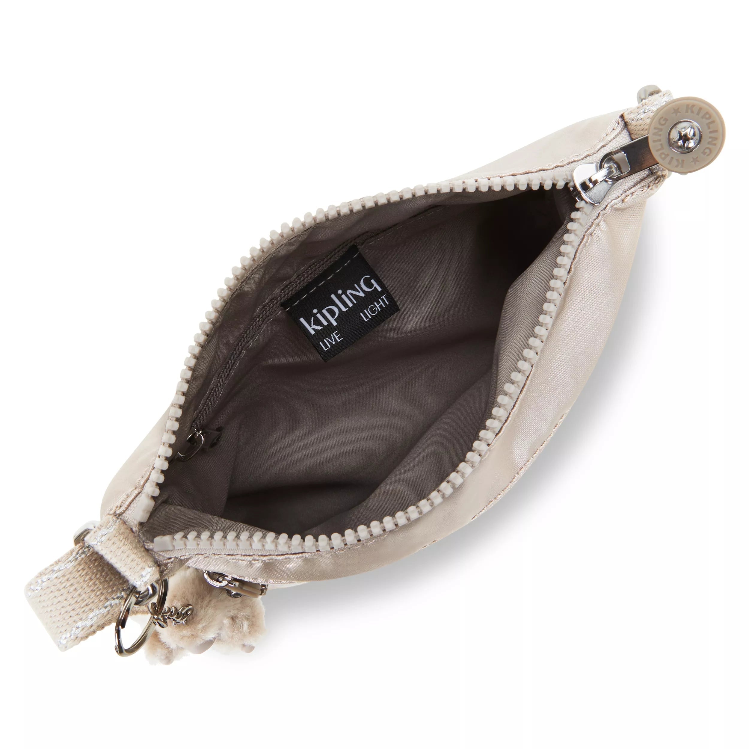 Kipling Keiko in Metallic Glow — angle view 3