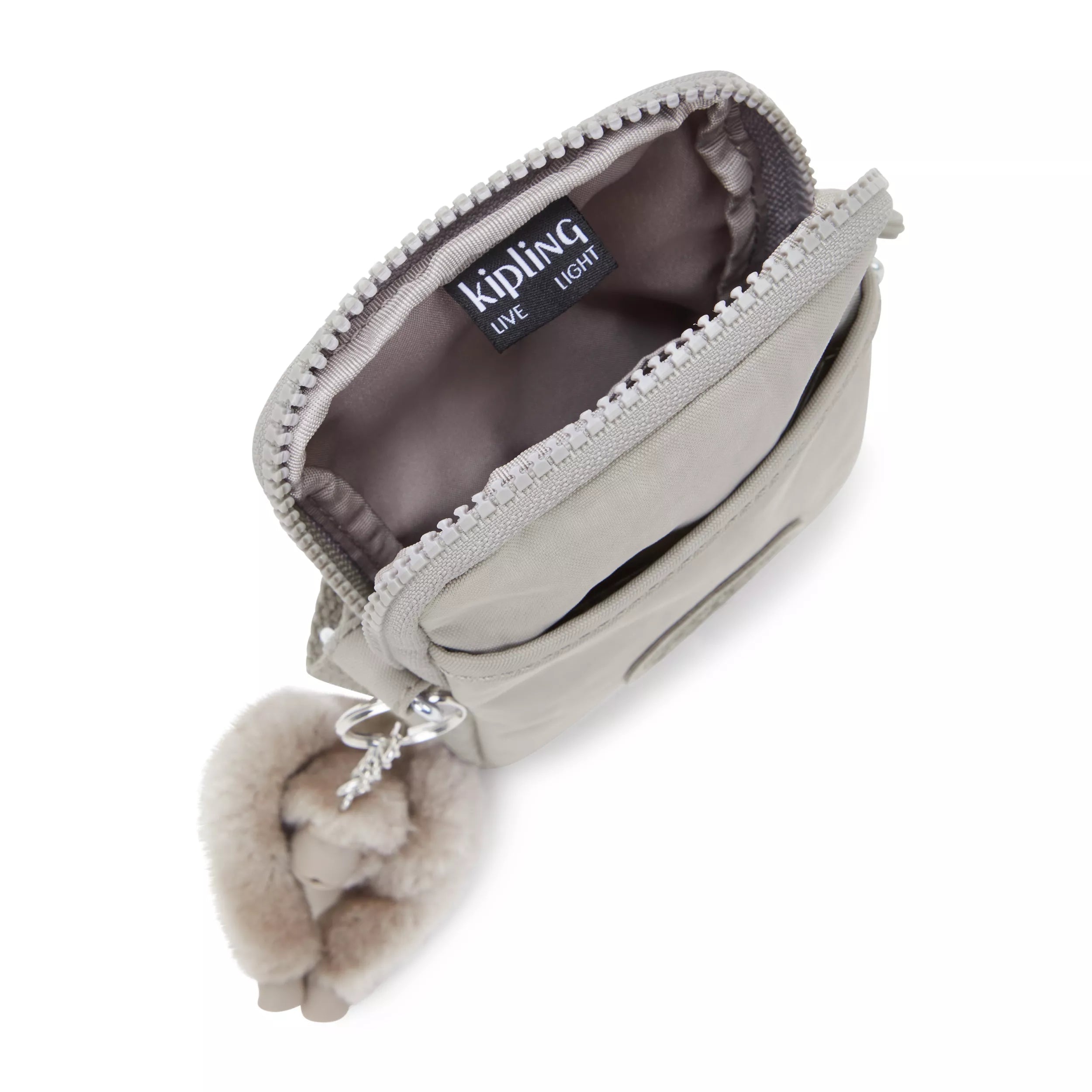 Kipling Tally in Grey Gris — angle view 3
