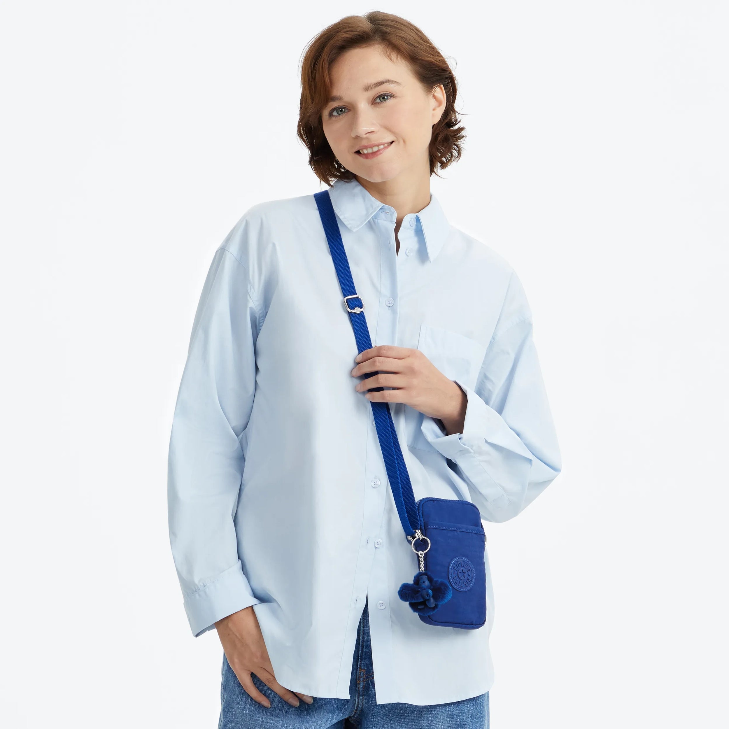 Kipling Tally in Blazing Blue — back view