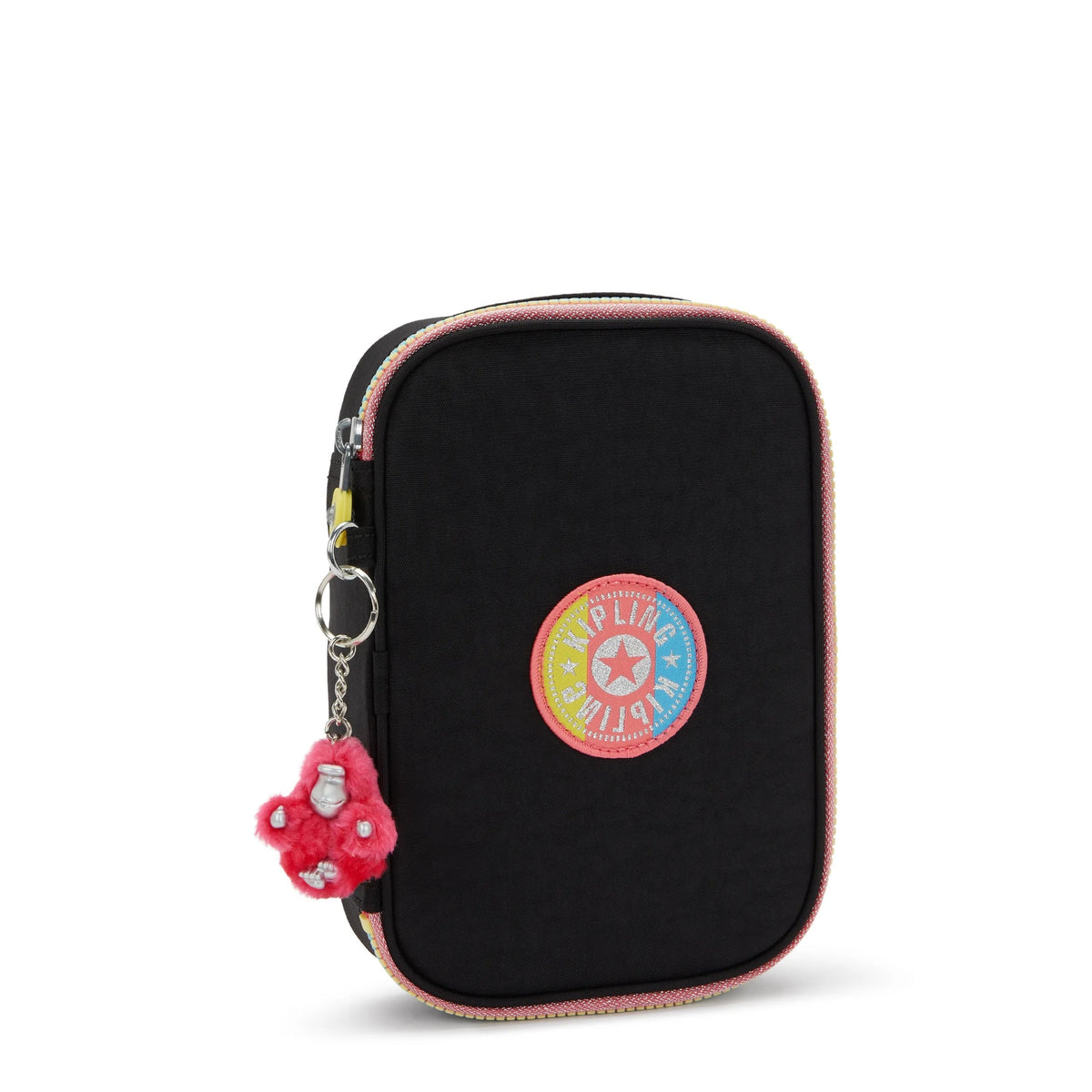Kipling 100 Pens Case in Galaxy Black — angle view