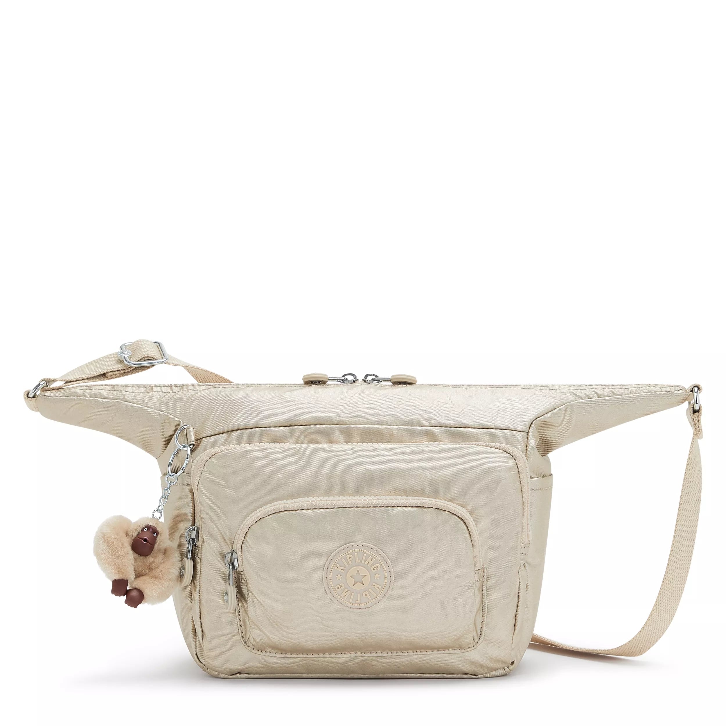 Kipling Erica S in Starry Gold Metallic — front view