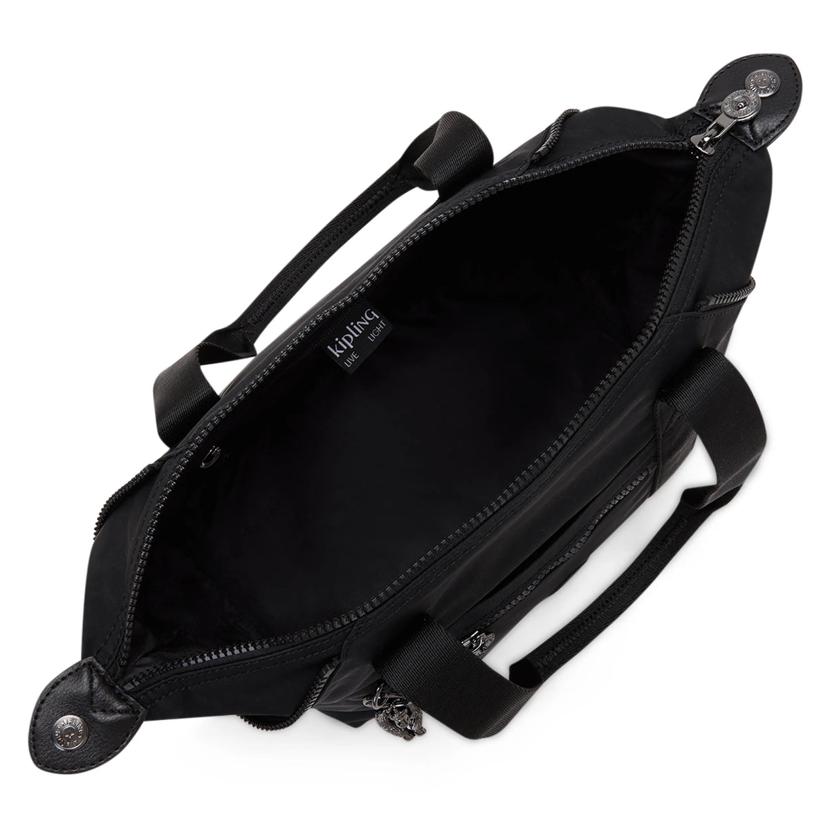Kipling Art Mini Shoulder Bag in Infinite Black — interior view