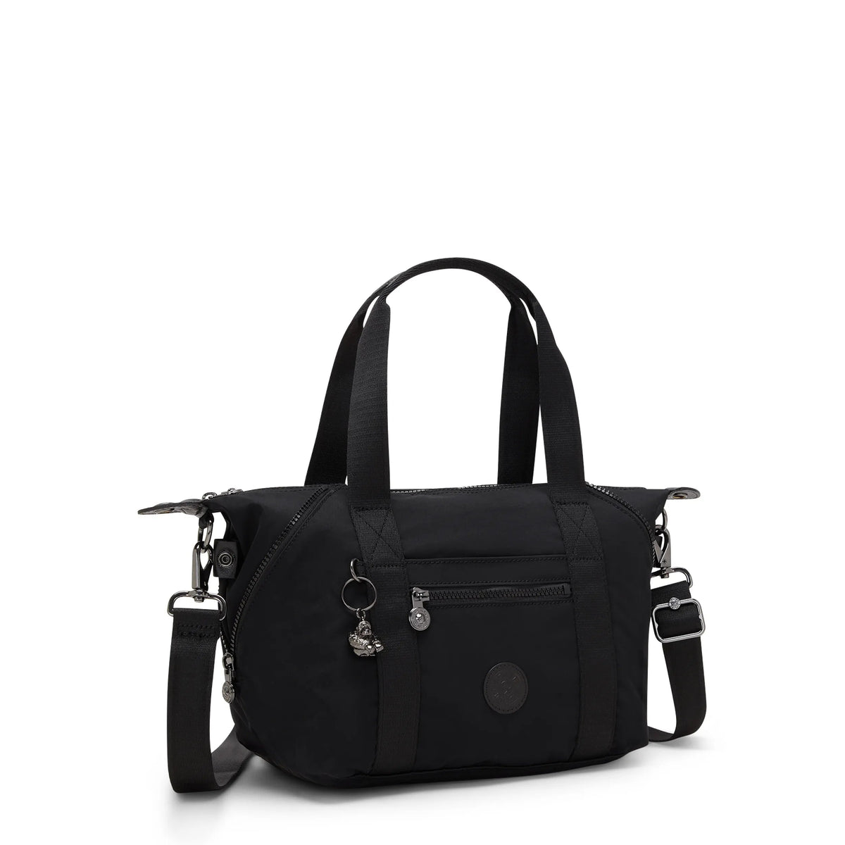 Kipling Art Mini Shoulder Bag in Infinite Black — angle view 2
