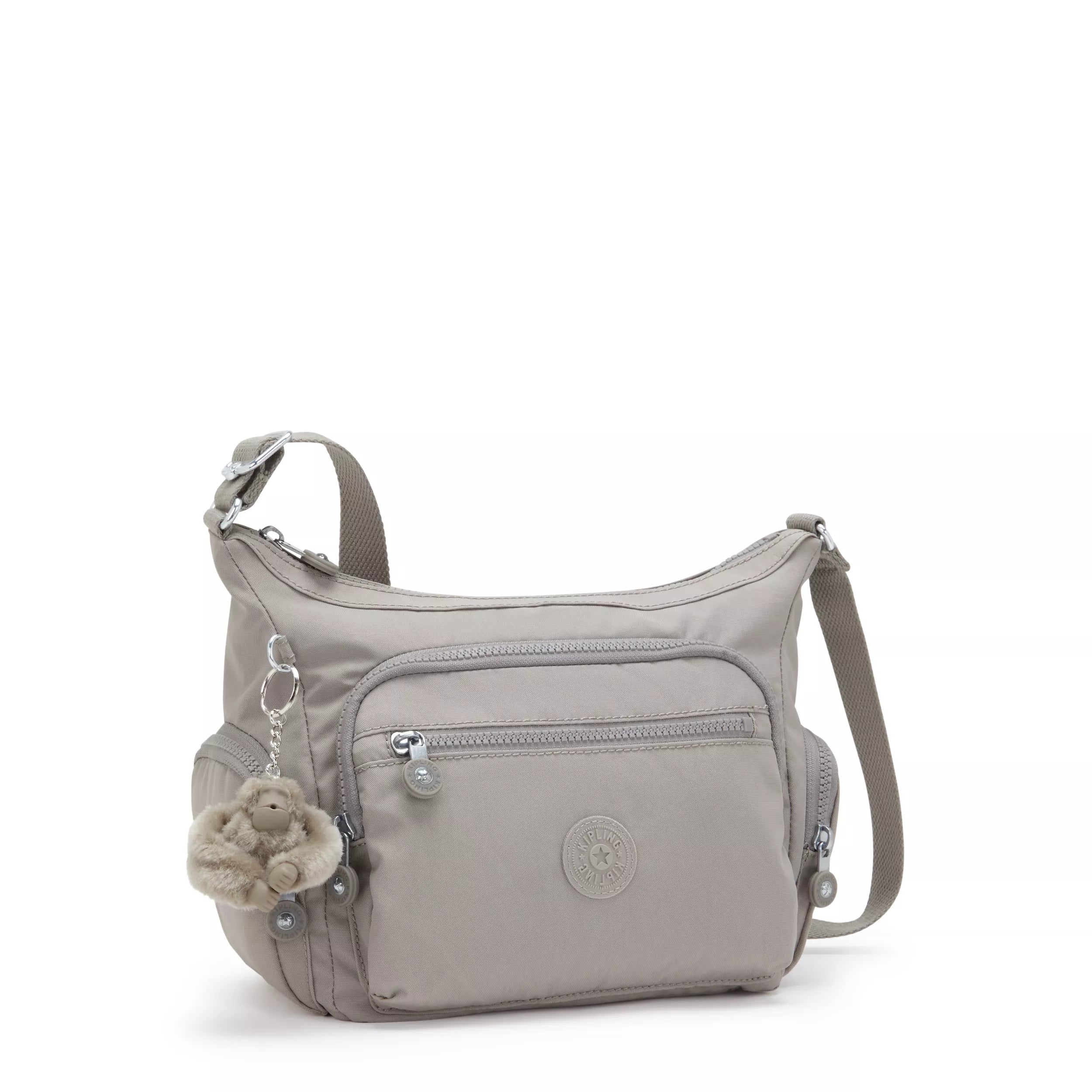 Kipling Gabbie S in Grey Gris — interior view