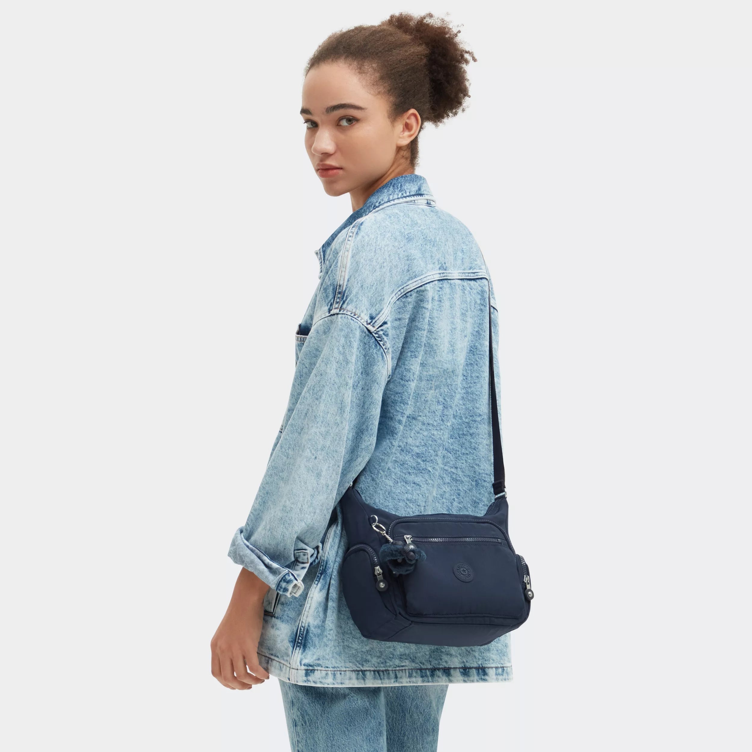 Kipling Gabbie S in Blue Bleu 2 — detail view