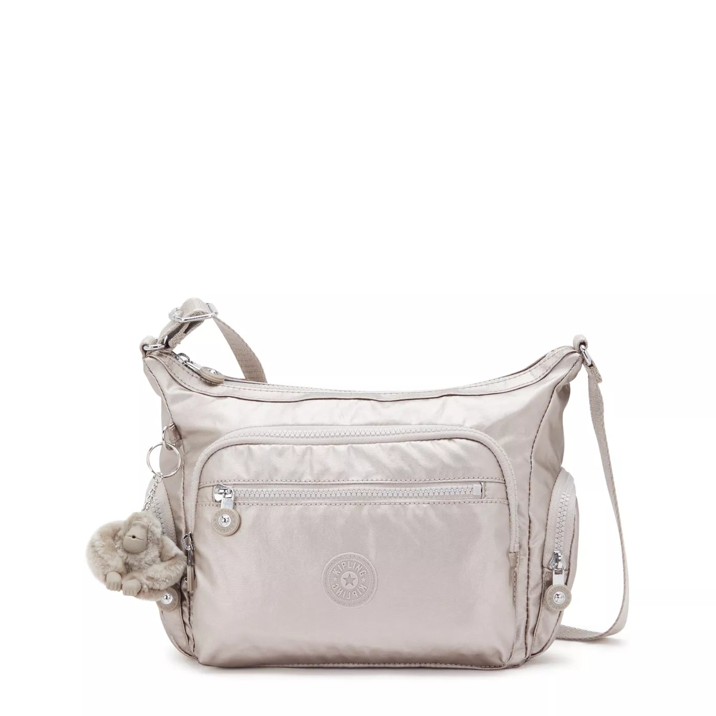 Kipling Gabbie S in Metallic Glow — front view