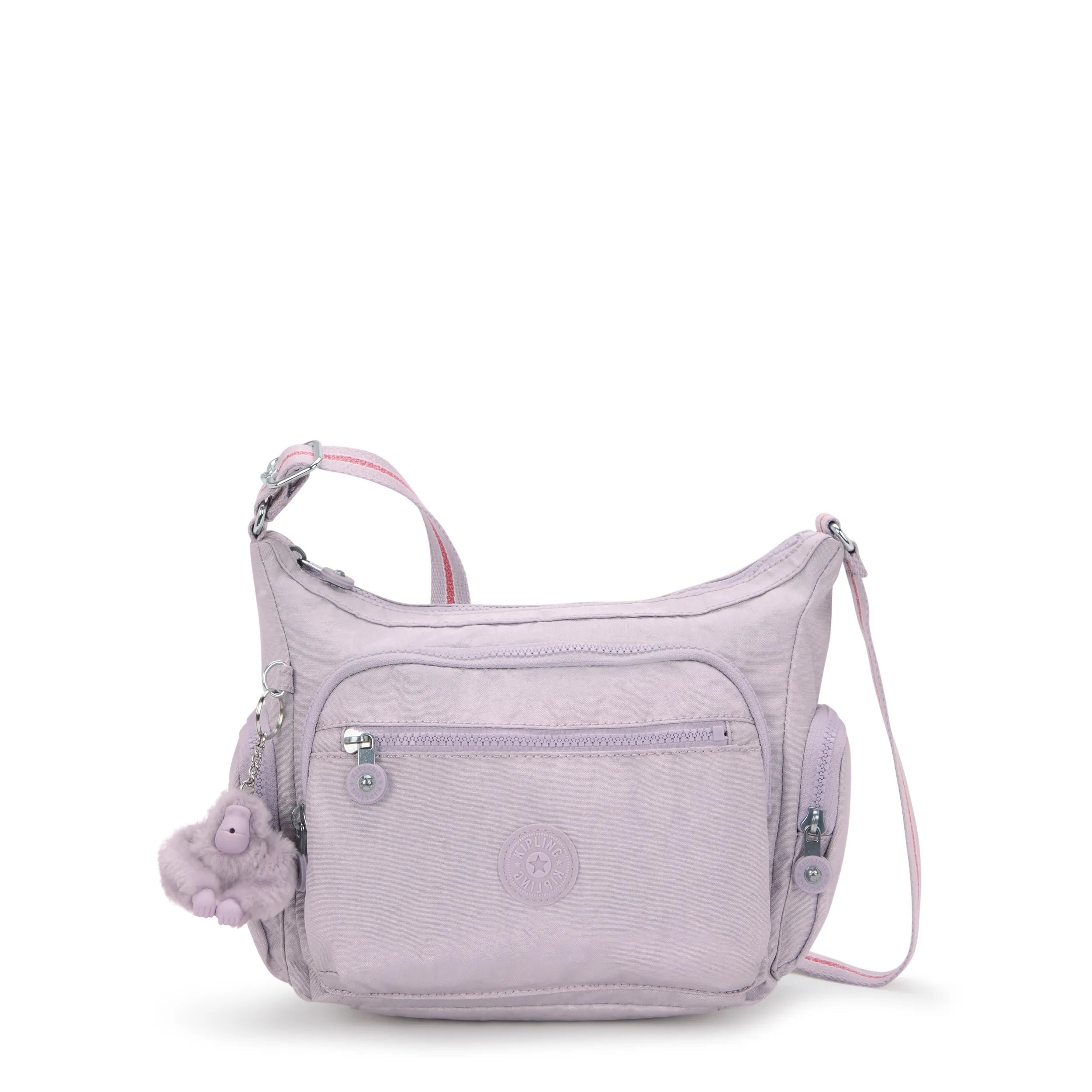Kipling Gabbie S in Lilac Shimmer — front view