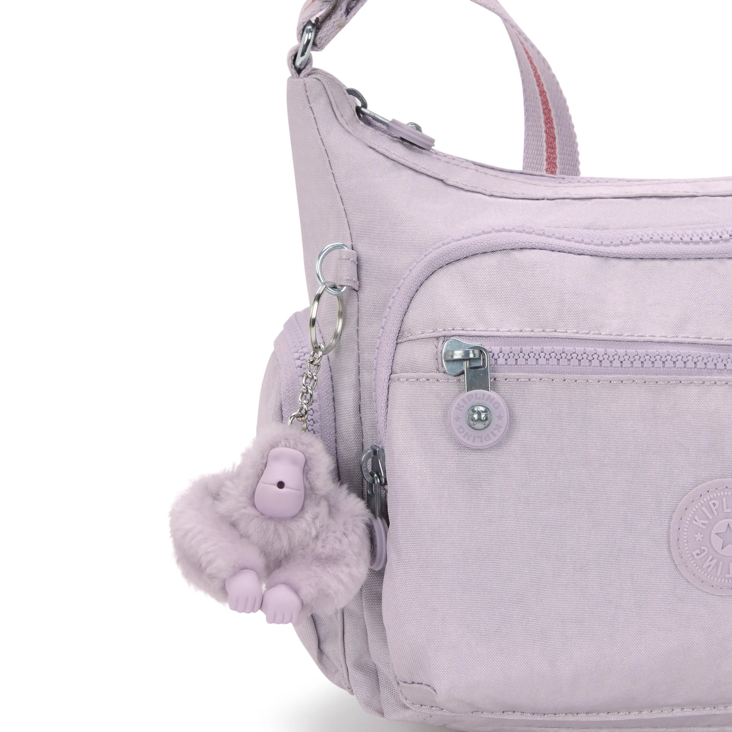 Kipling Gabbie S in Lilac Shimmer — interior view