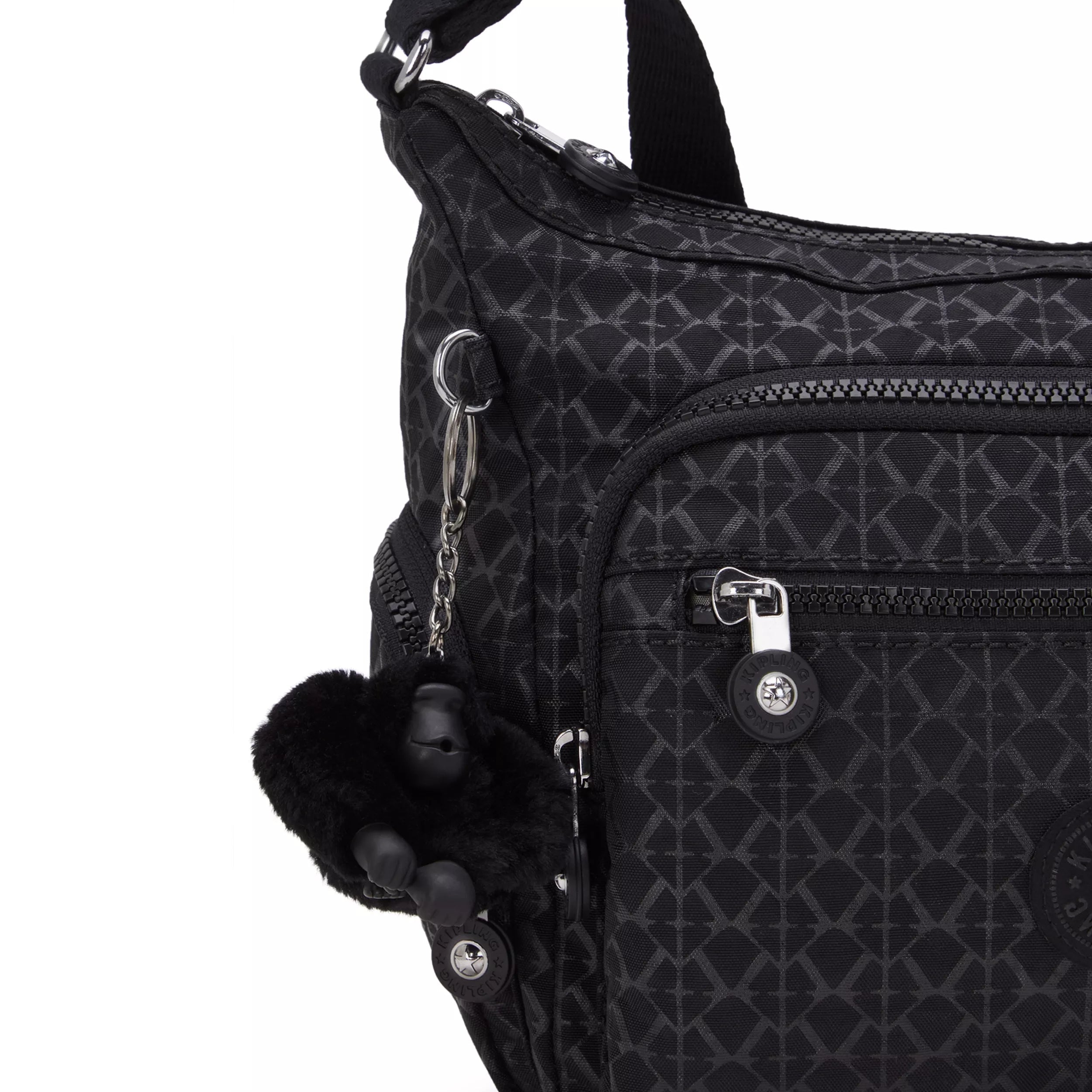 Kipling Gabbie S in Signature Embossed — detail view