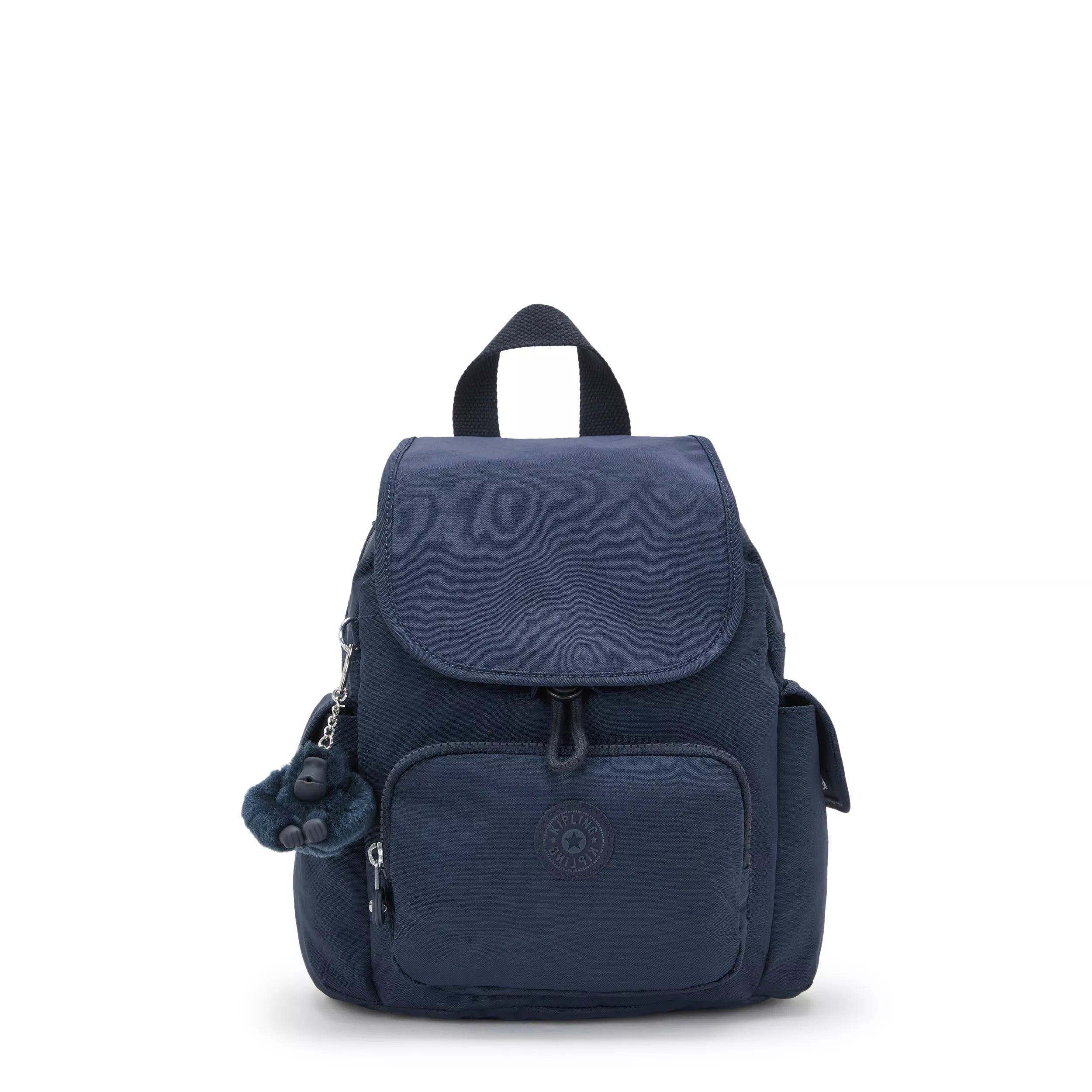 Kipling City Pack Mini in Blue Bleu 2 — front view