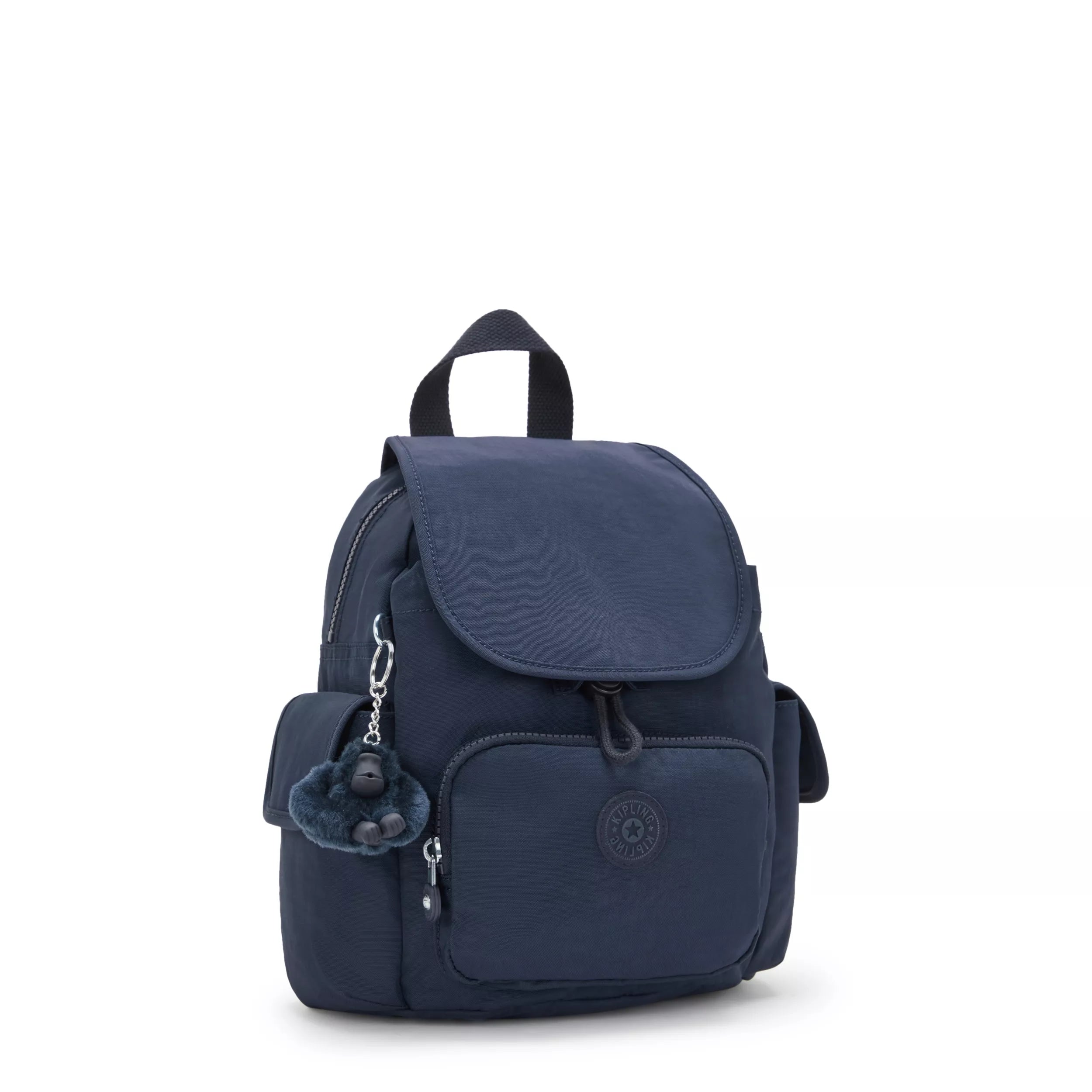 Kipling City Pack Mini in Blue Bleu 2 — interior view