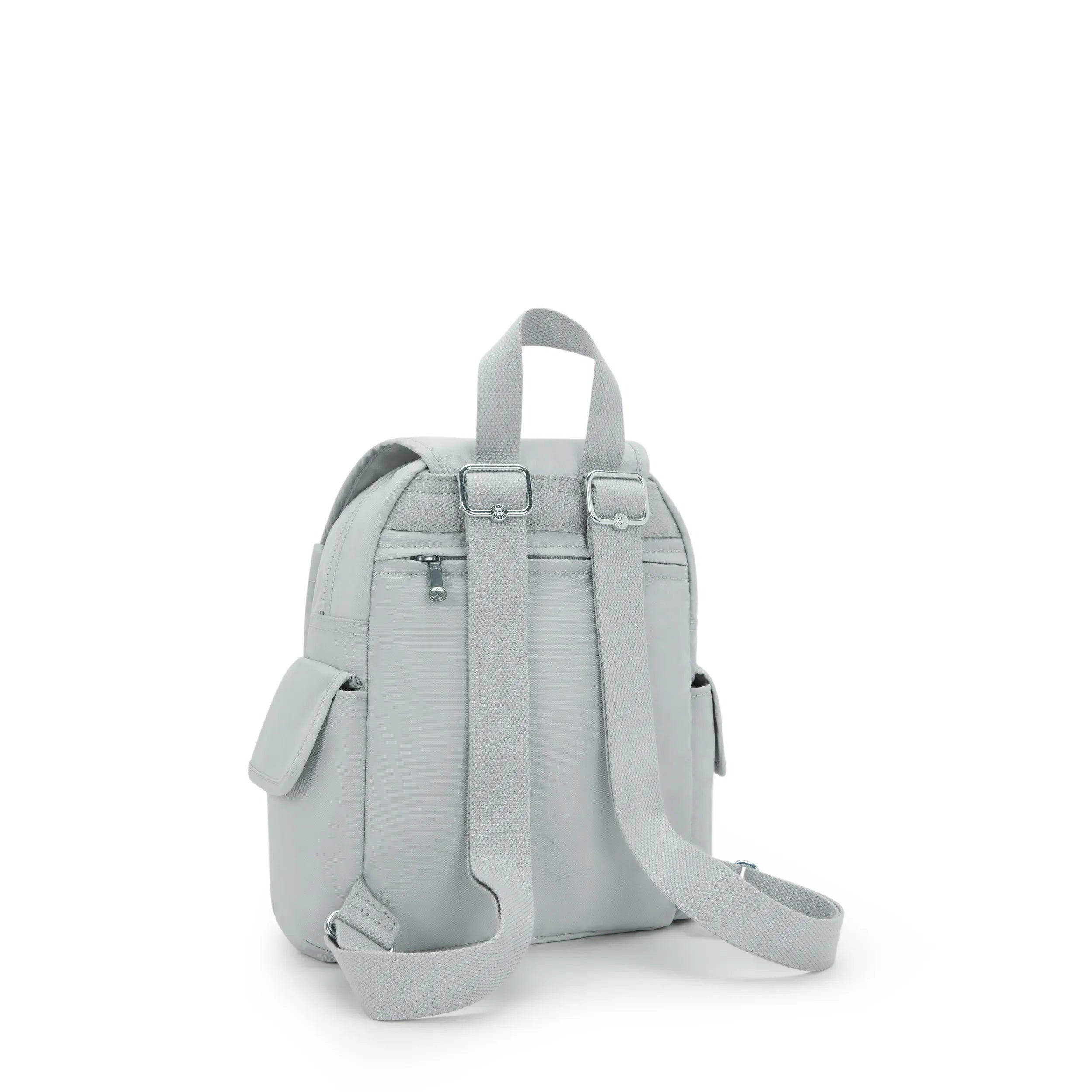 Kipling City Pack Mini in Easy Grey — angle view 2