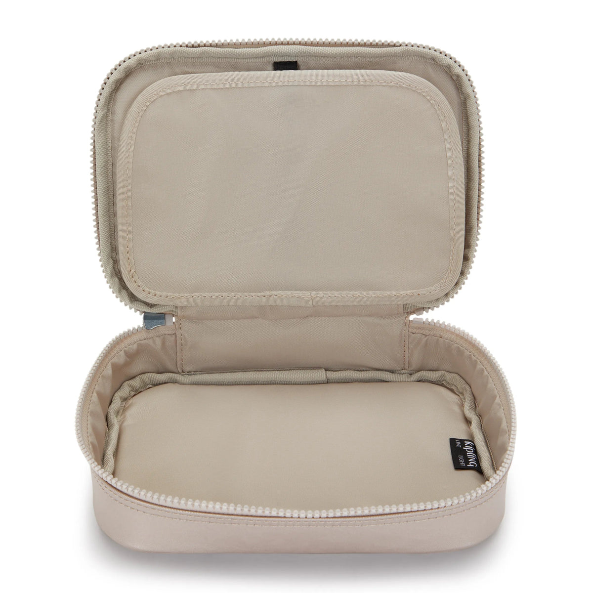 Kipling 100 Pens Case in Metallic Glow — interior view