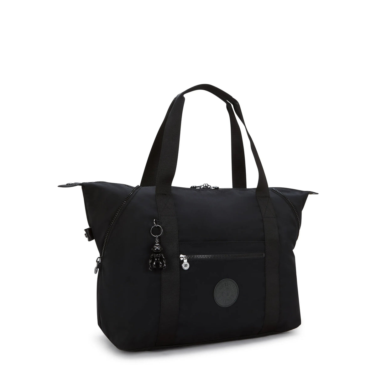 Kipling Art Medium Tote Bag in Infinite Black — angle view 2