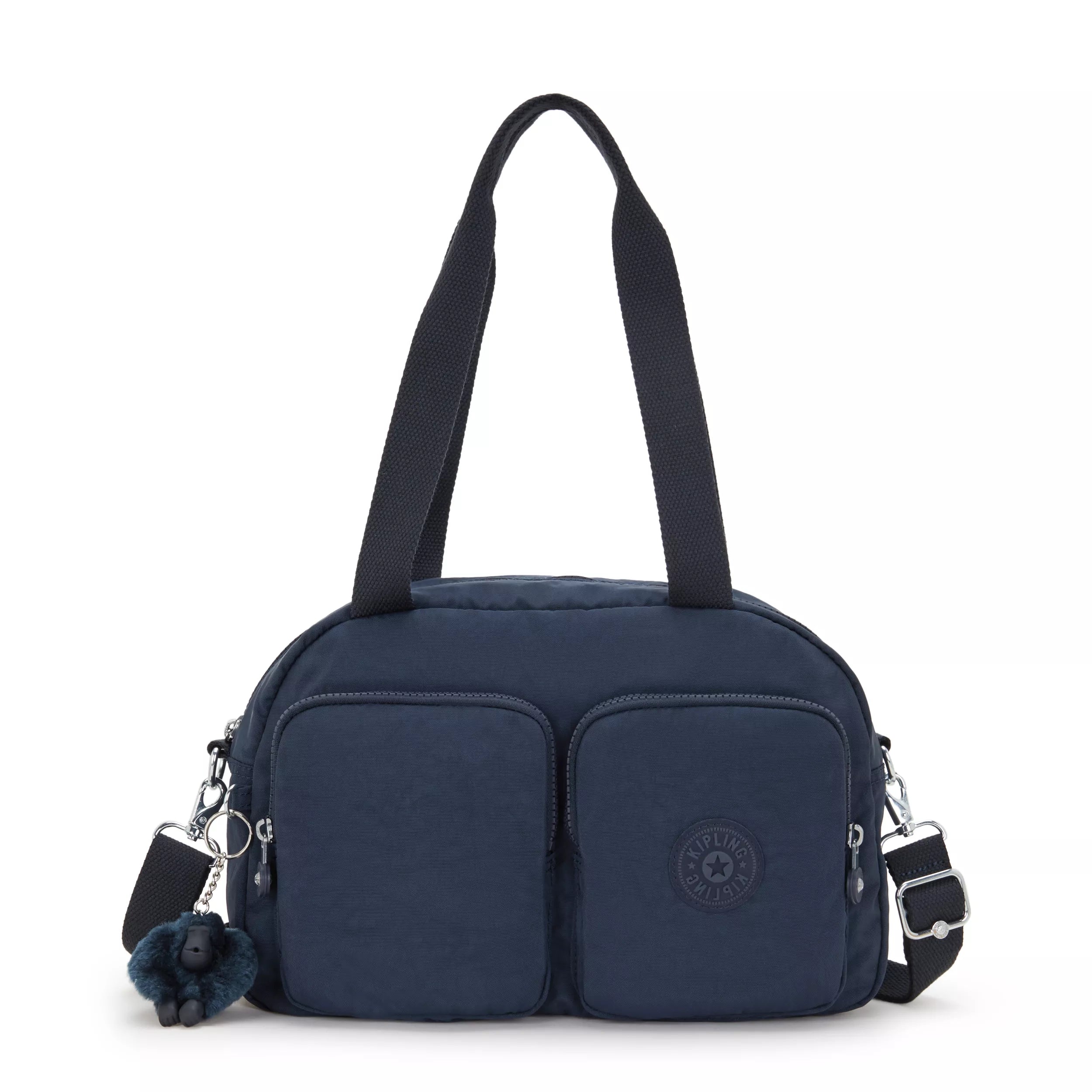 Kipling Cool Defea Shoulder Bag in Blue Bleu 2 — front view # color_Blue Bleu 2