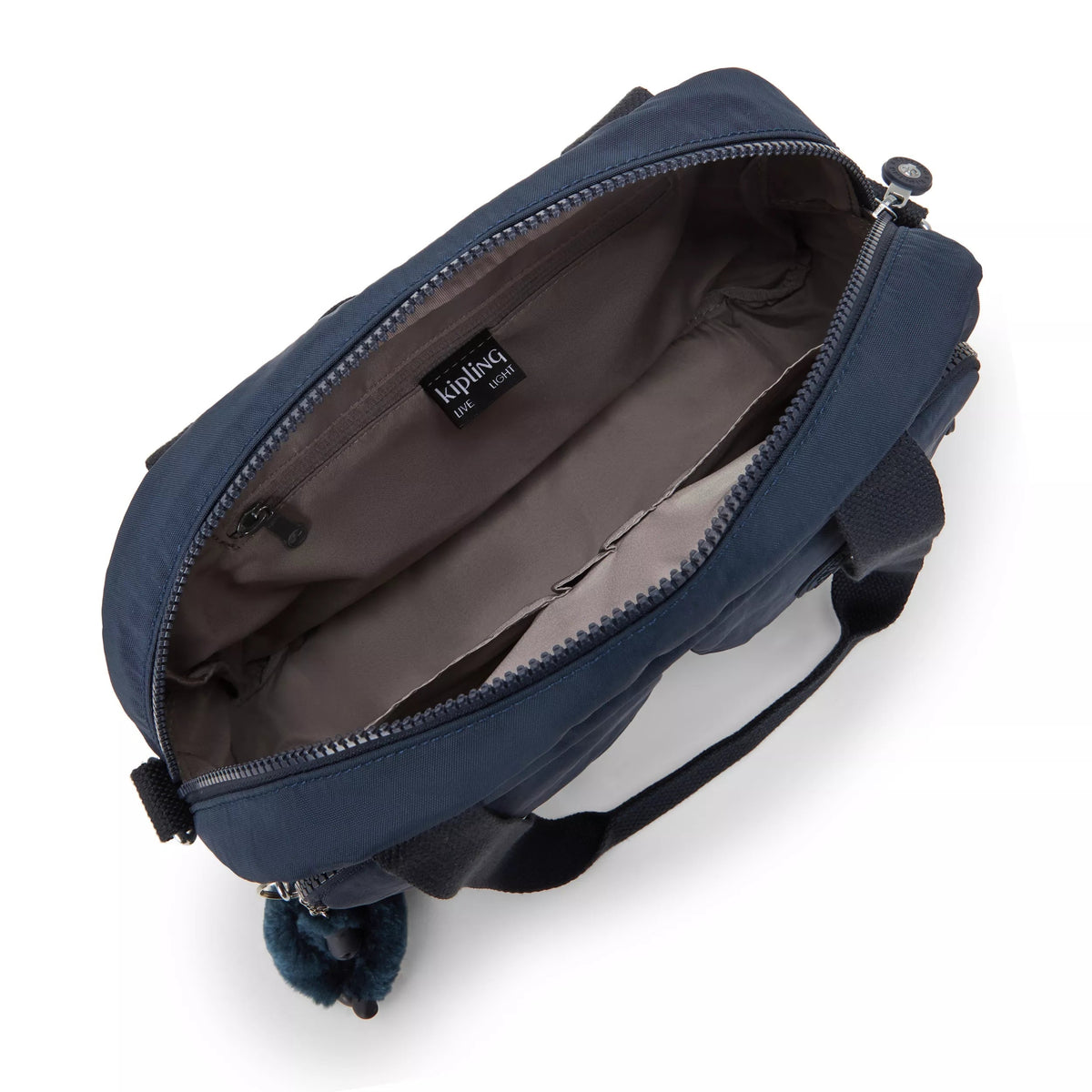 Kipling Cool Defea Shoulder Bag in Blue Bleu 2 — interior view