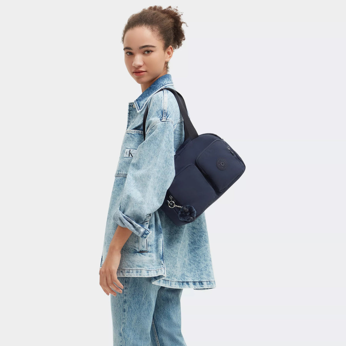 Kipling Cool Defea Shoulder Bag in Blue Bleu 2 — lifestyle