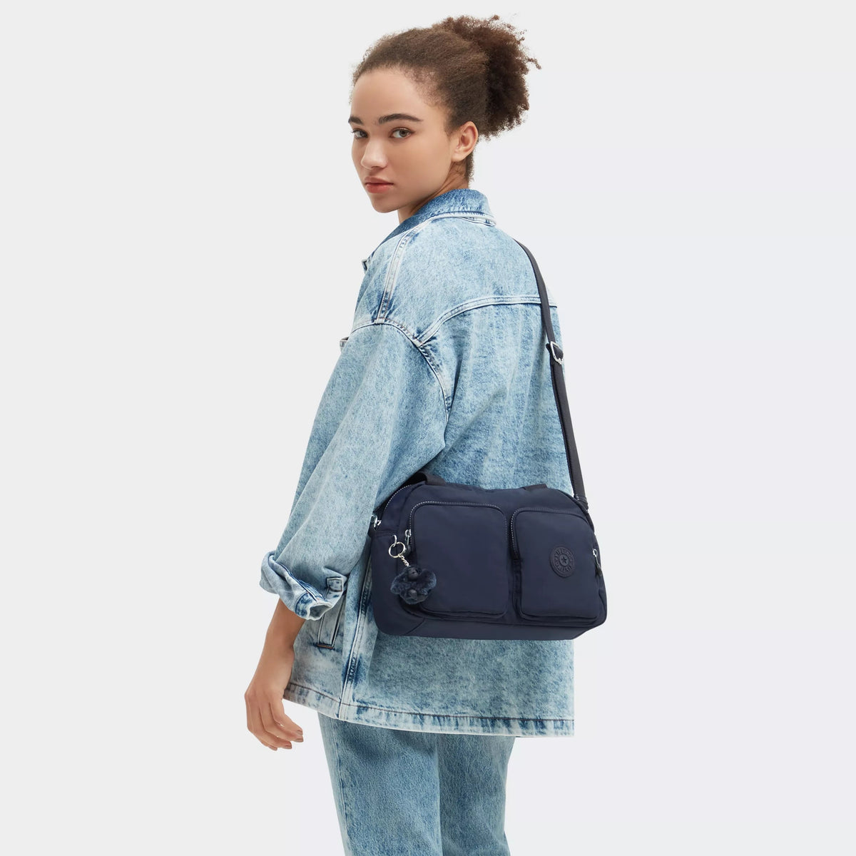 Kipling Cool Defea Shoulder Bag in Blue Bleu 2 — lifestyle 2