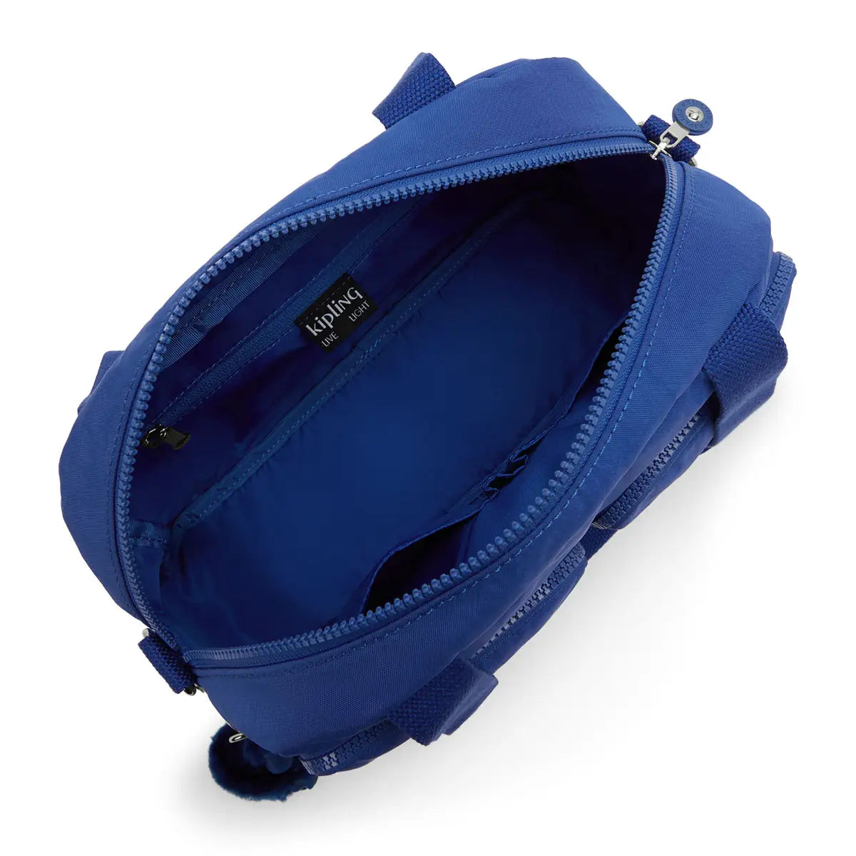 Kipling Cool Defea Shoulder Bag in Blazing Blue — interior view