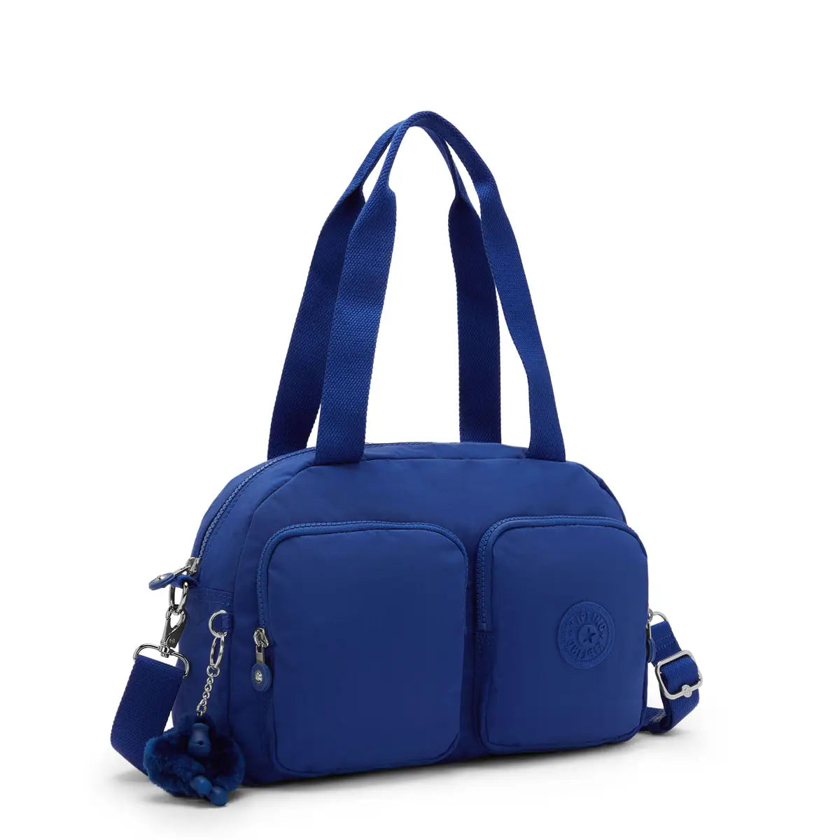 Kipling Cool Defea Shoulder Bag in Blazing Blue — angle view 2