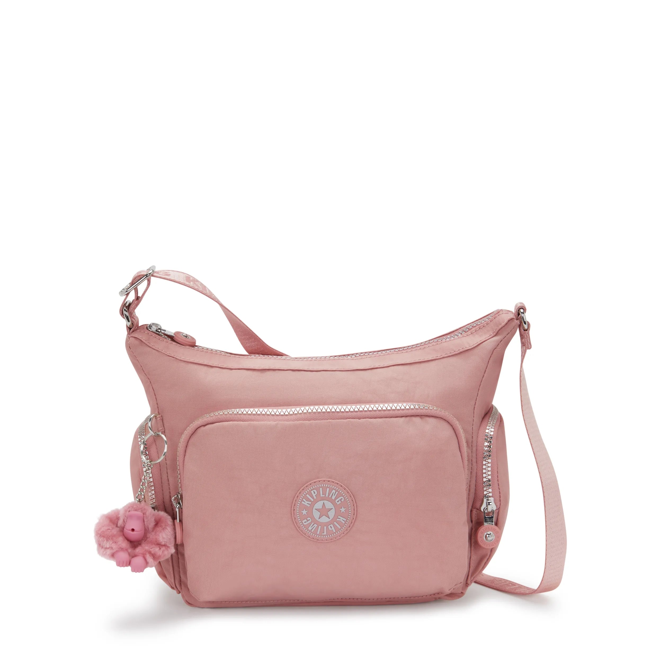 Kipling Gabb S in Glorious Pink — front view
