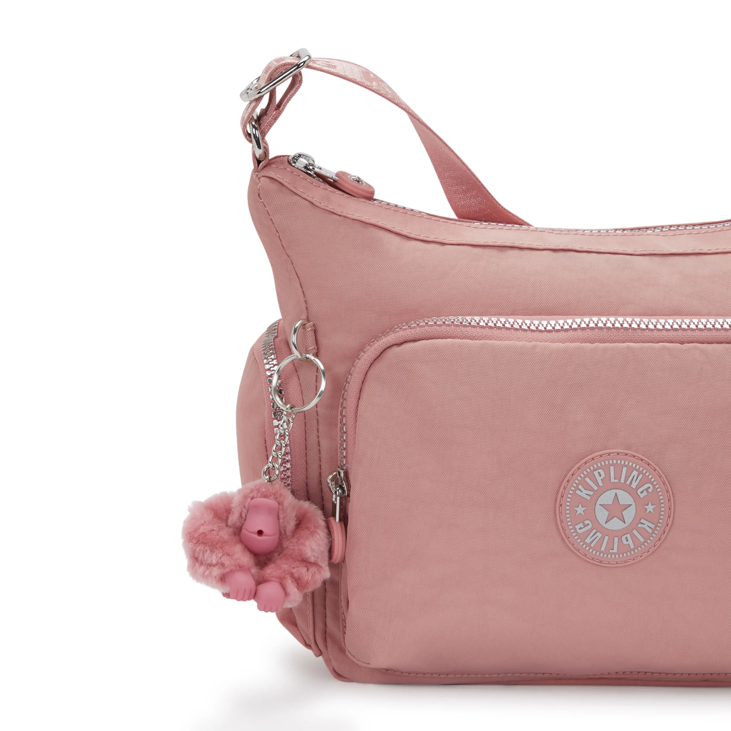 Kipling Gabb S in Glorious Pink — detail view