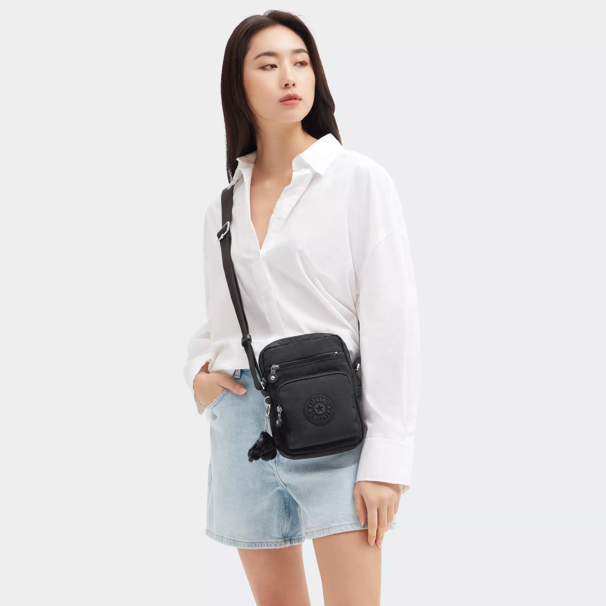 Kipling Gunne in Black Noir — back view