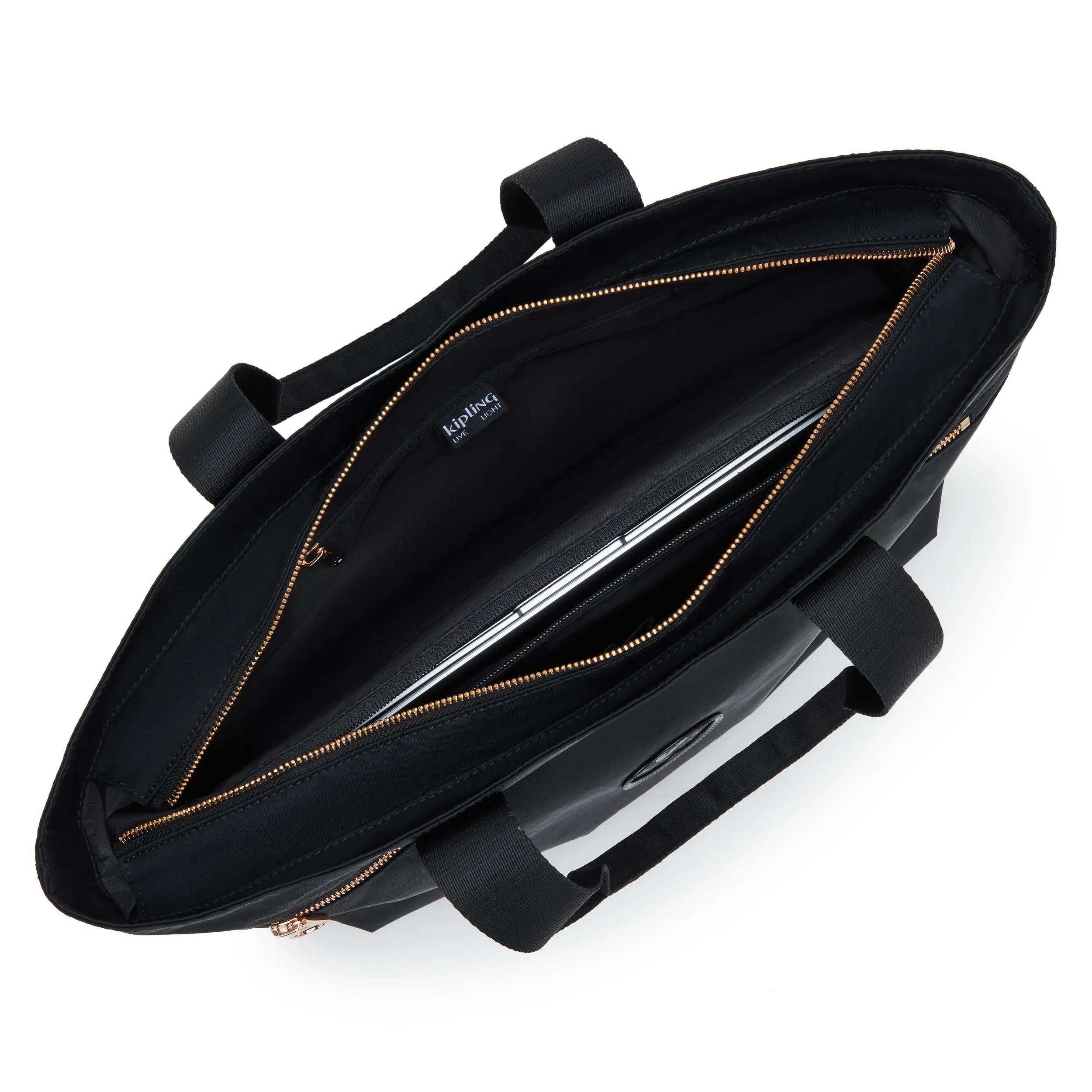 Kipling Colissa Zip in Black Rose Spice — angle view 3