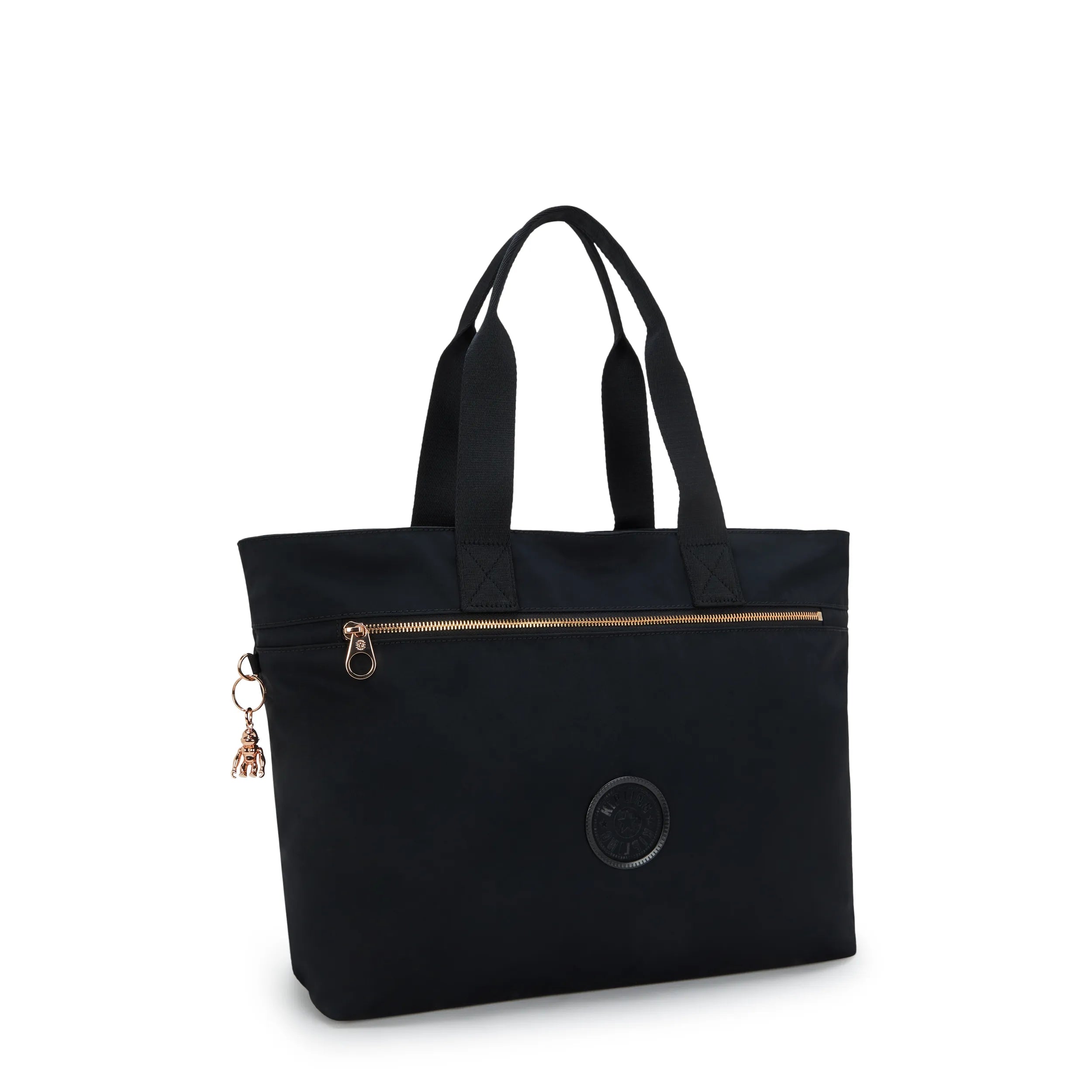 Kipling Colissa Zip in Black Rose Spice — interior view