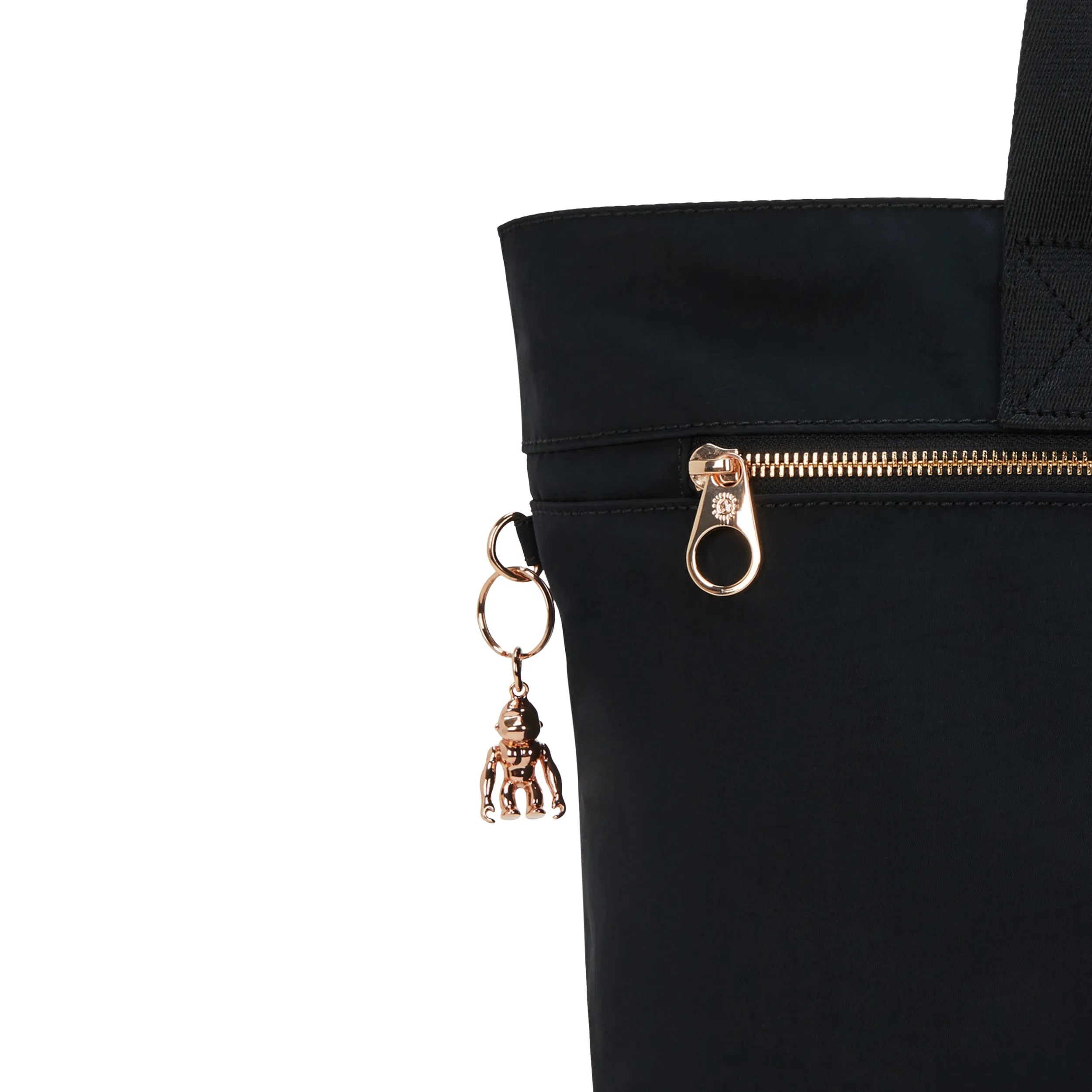 Kipling Colissa Zip in Black Rose Spice — detail view
