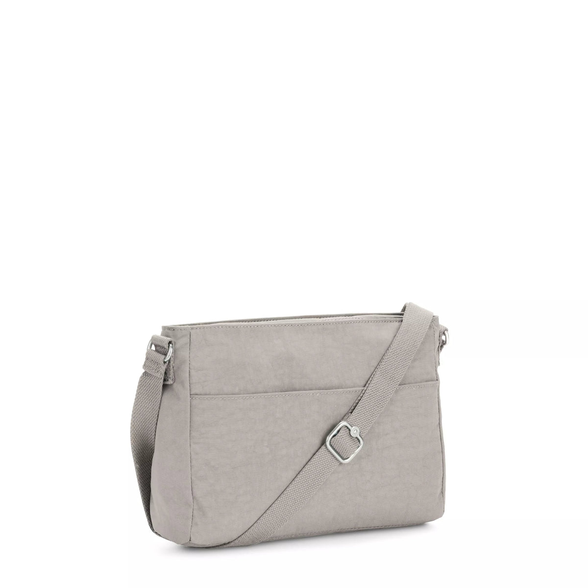 Kipling New Angie Crossbody Bag in Grey Gris — back view