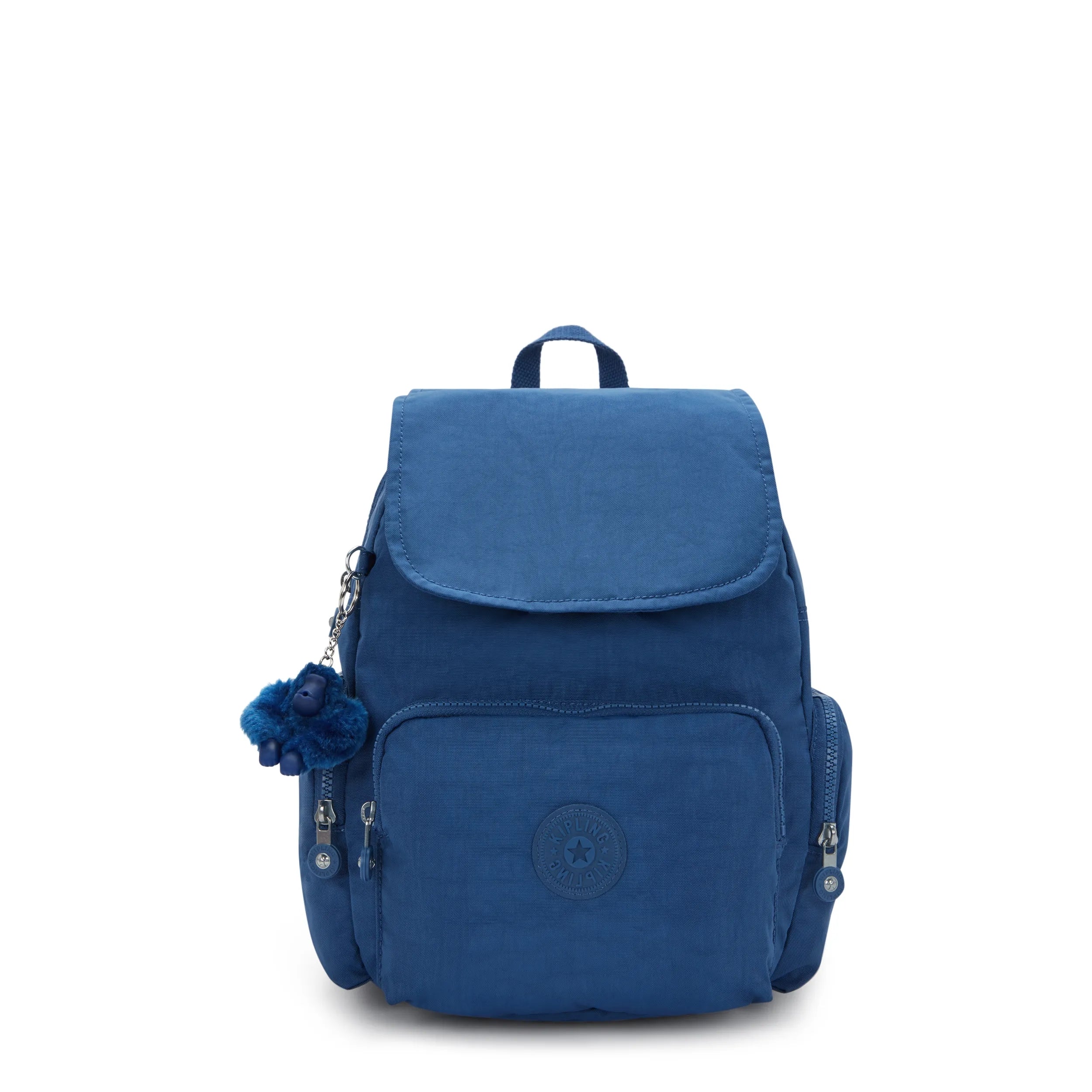 Kipling City Zip S in Casual Blue — front view