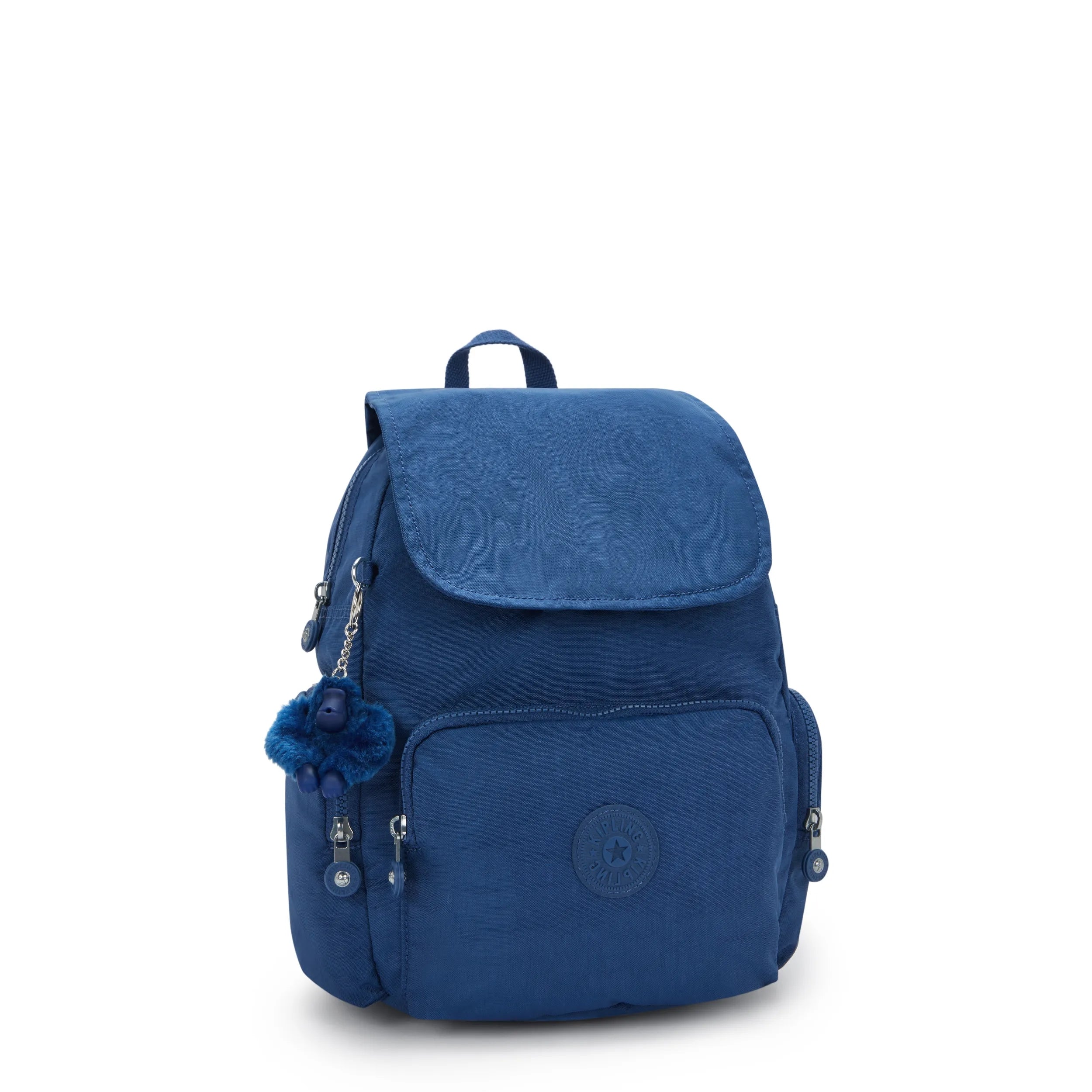 Kipling City Zip S in Casual Blue — interior view