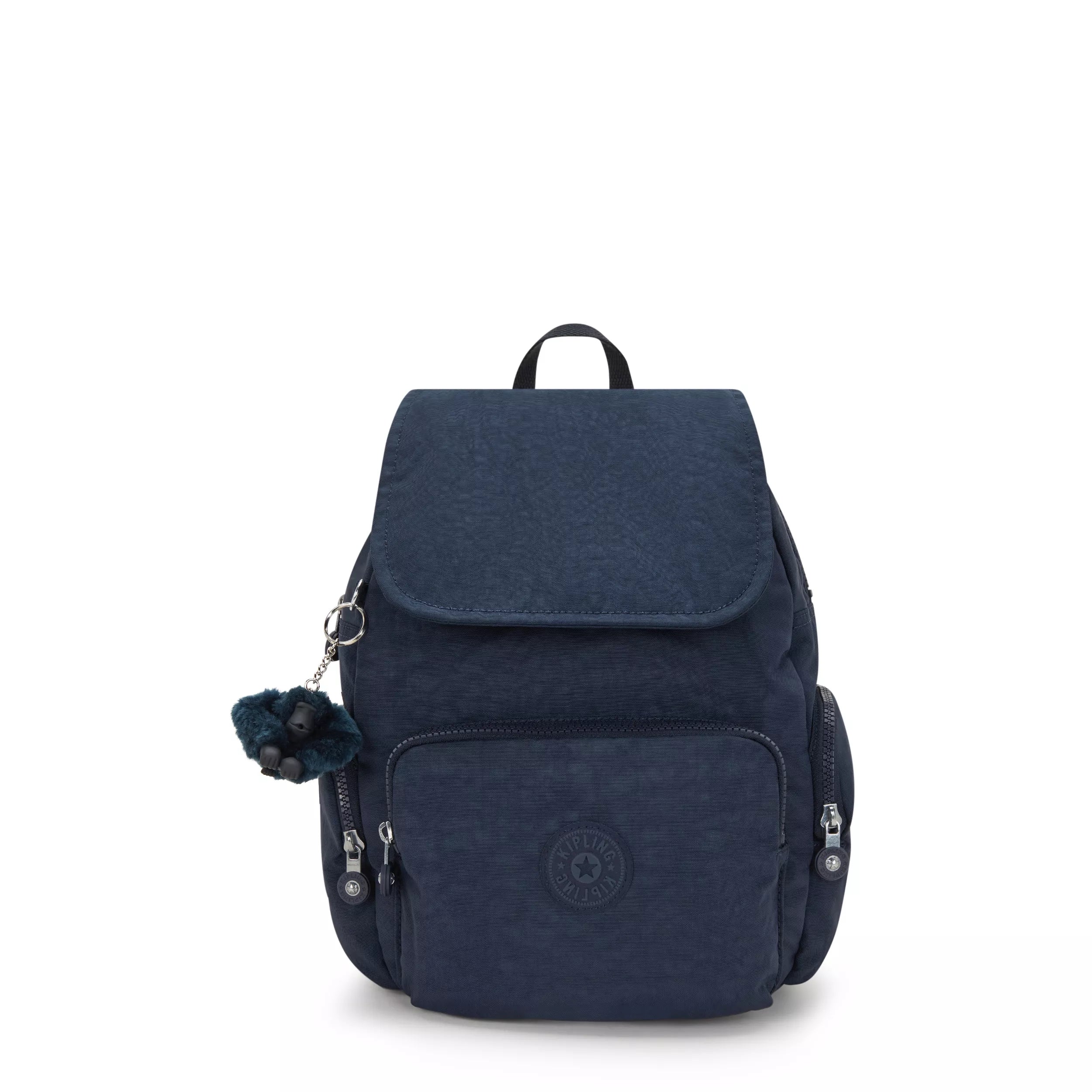 Kipling City Zip S in Blue Bleu 2 — front view