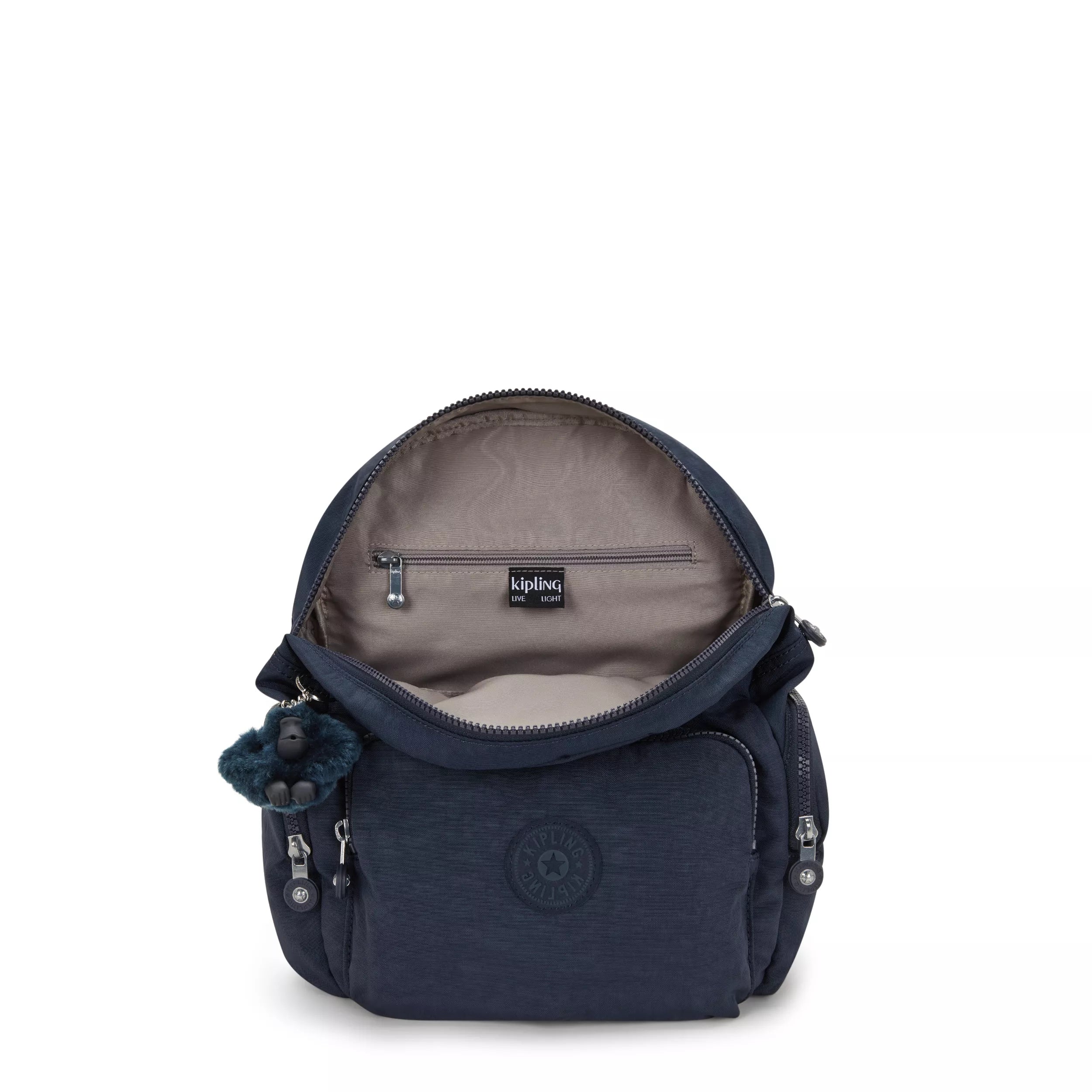 Kipling City Zip S in Blue Bleu 2 — angle view 3