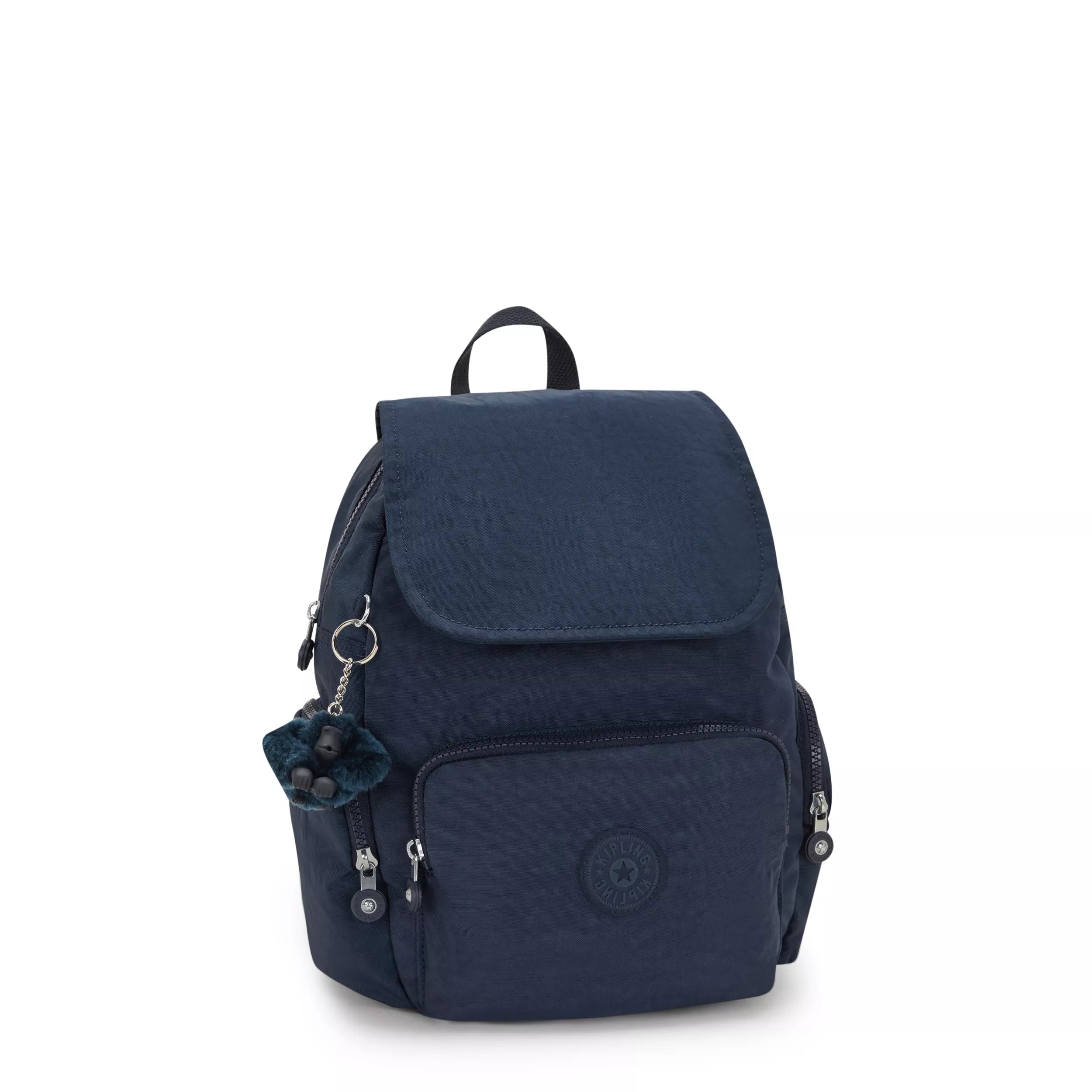 Kipling City Zip S in Blue Bleu 2 — interior view