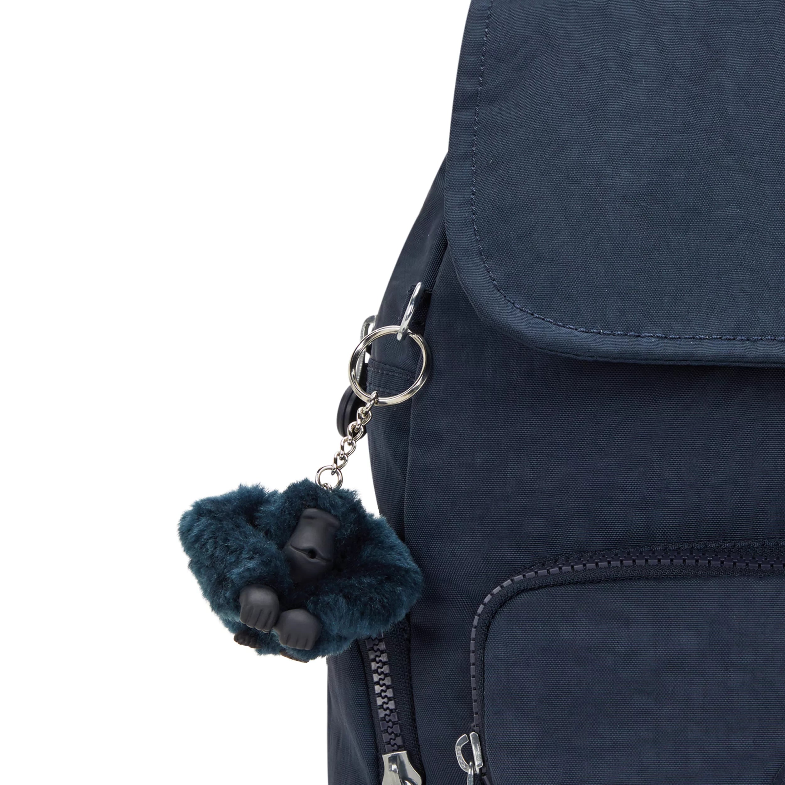 Kipling City Zip S in Blue Bleu 2 — detail view