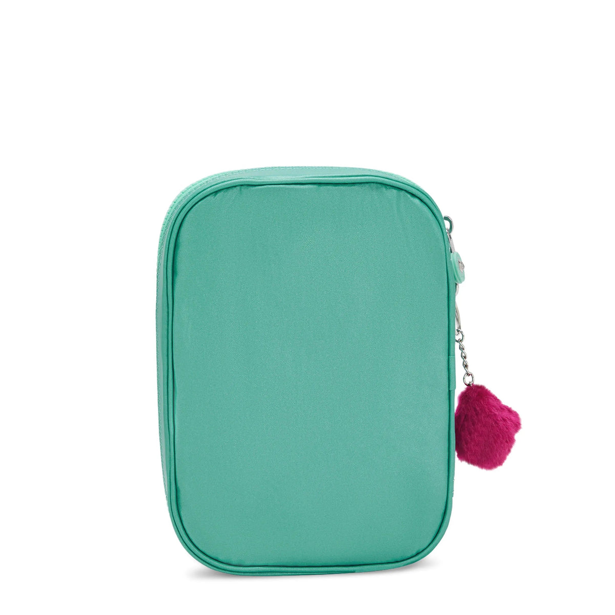 Kipling 100 Pens Case in Oasis Mint Metallic — back view