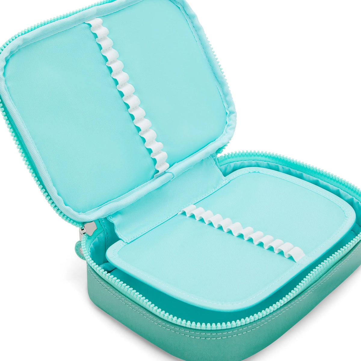 Kipling 100 Pens Case in Oasis Mint Metallic — detail view
