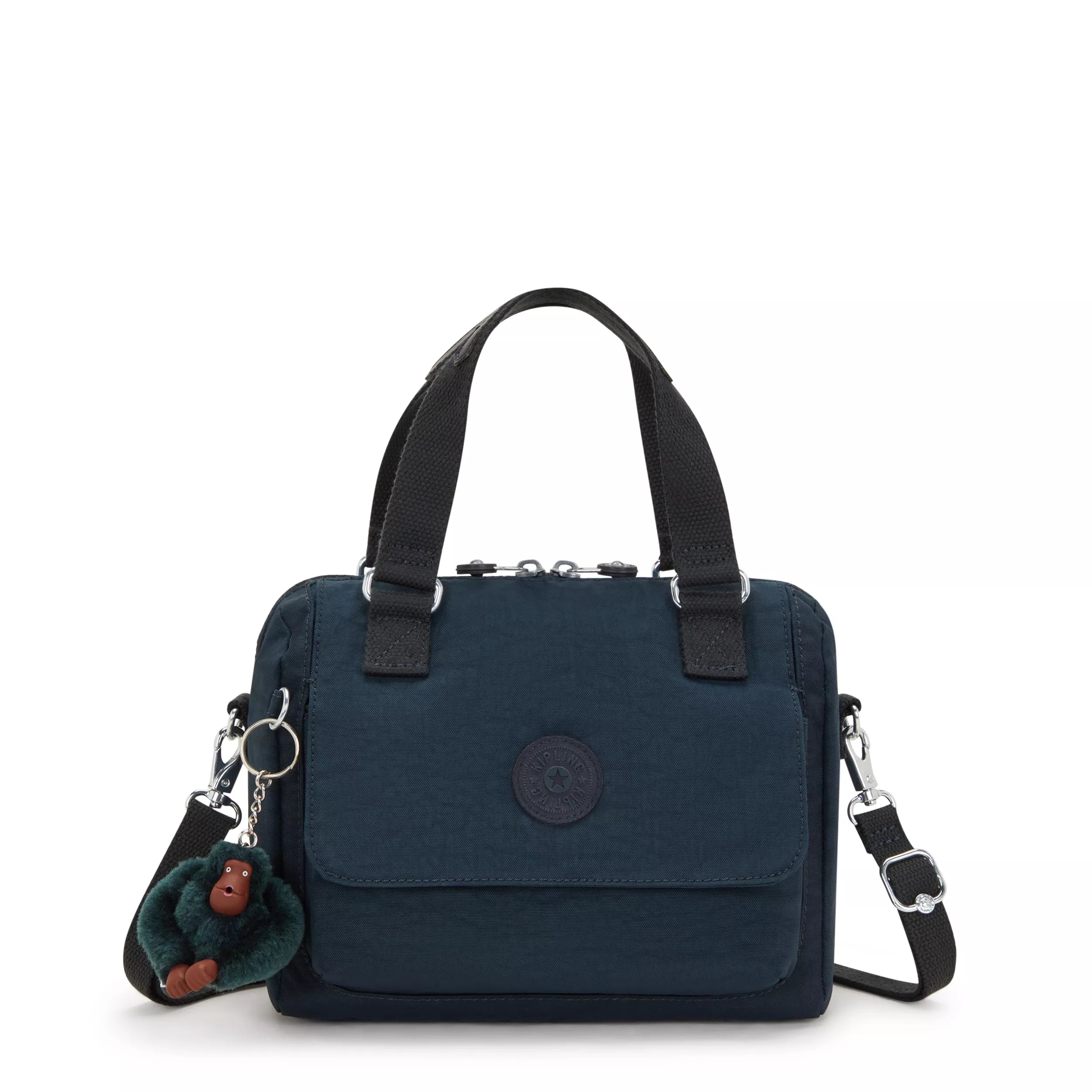 Kipling Zeva in True Blue Tonal — front view