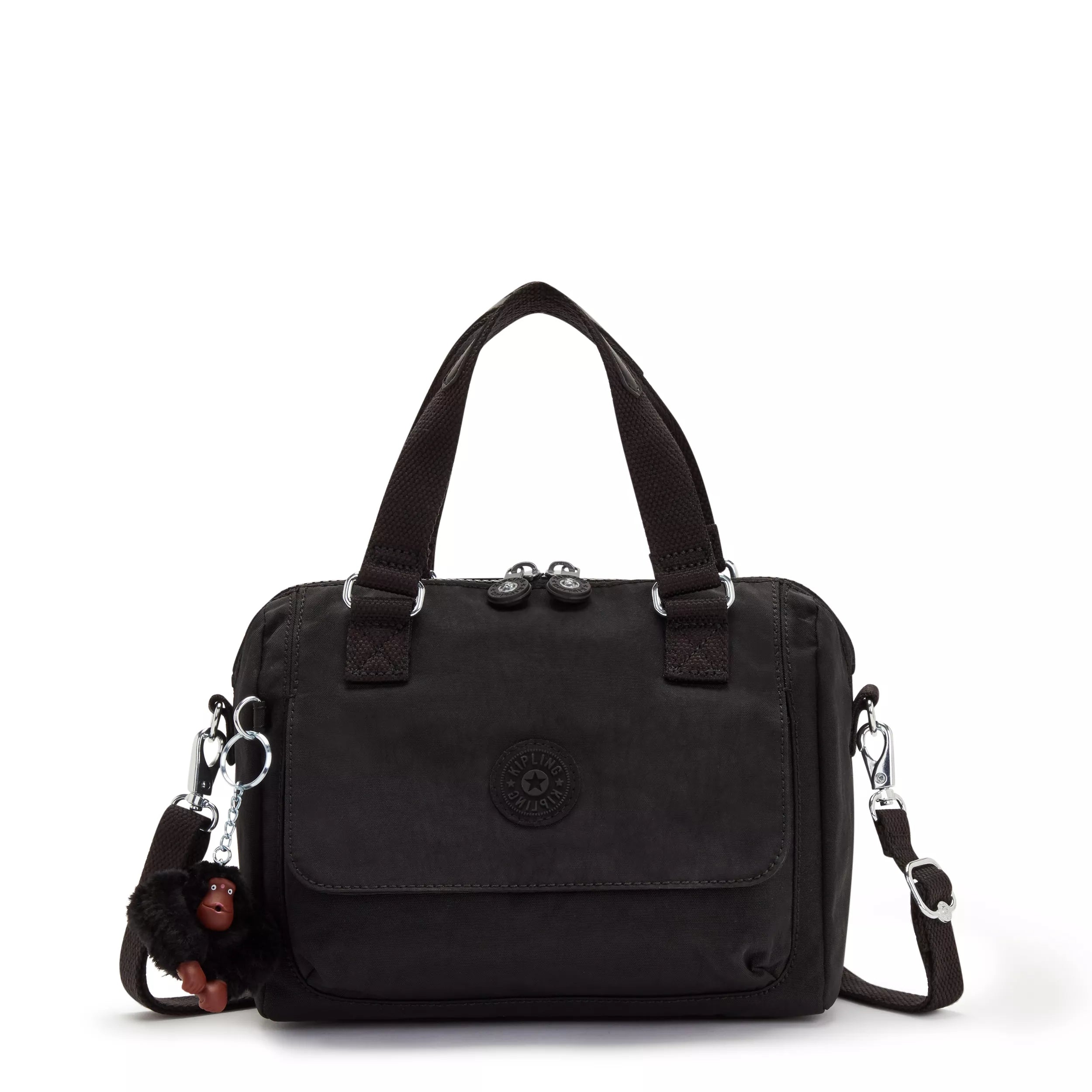 Kipling Zeva in Black Tonal — front view