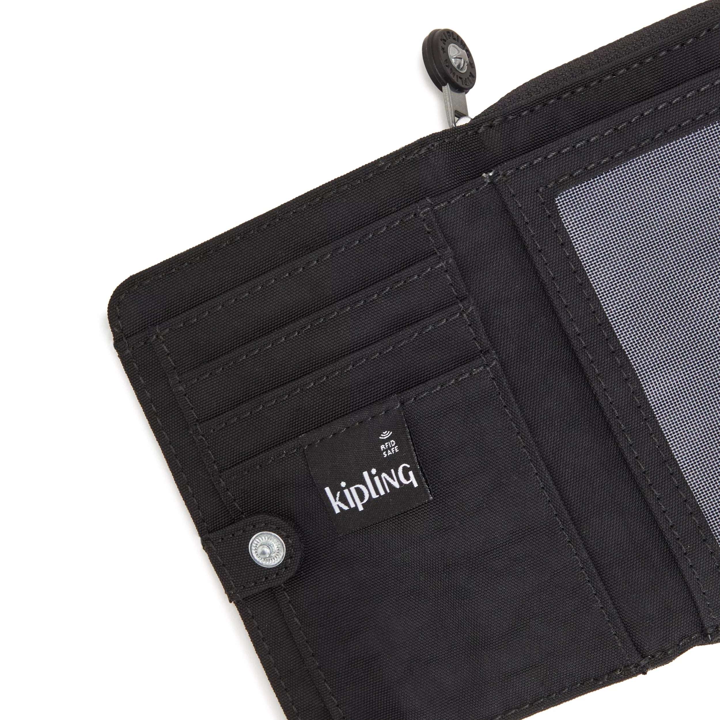 Kipling Money Love in Black Noir — interior view