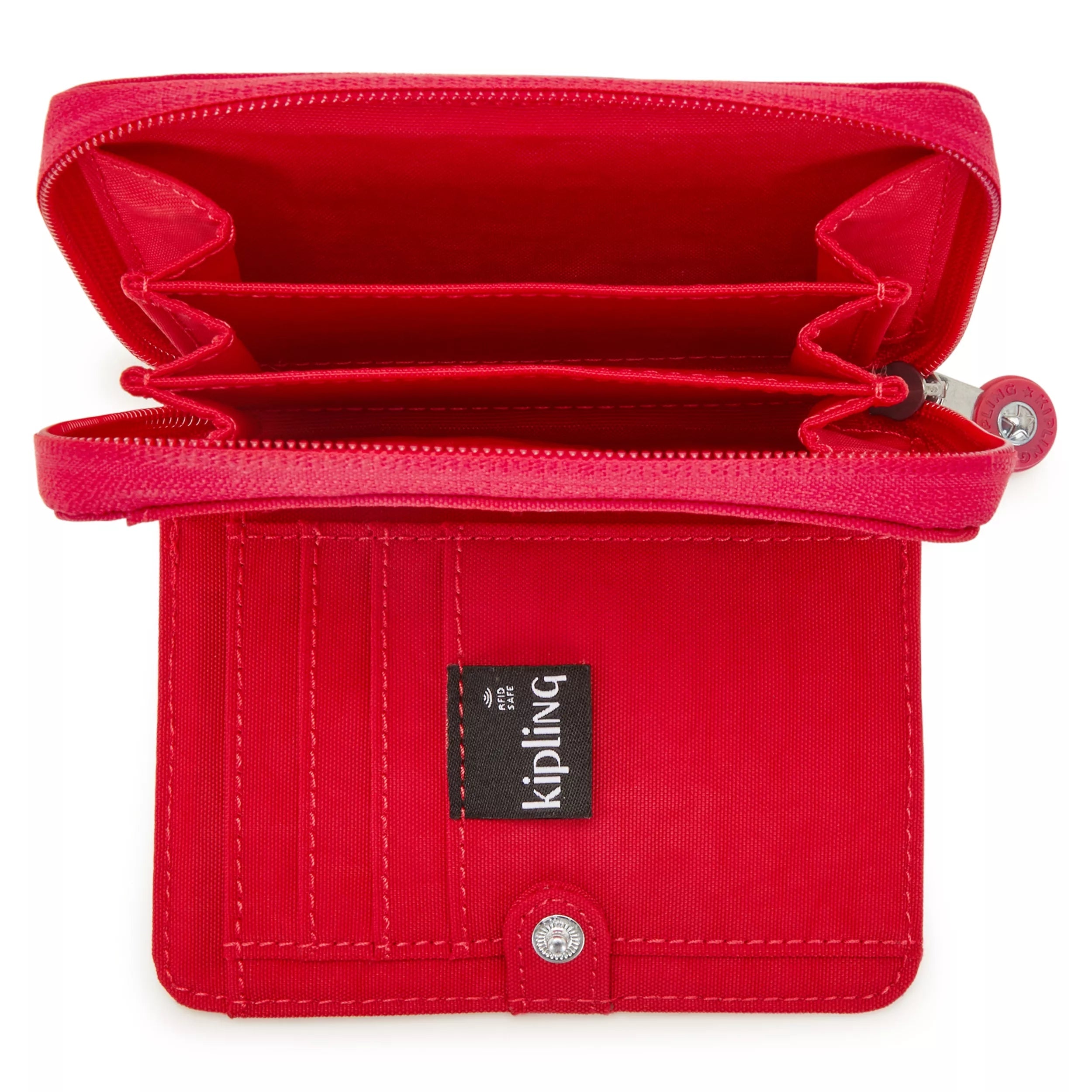 Kipling Money Love in Red Rouge — angle view 3