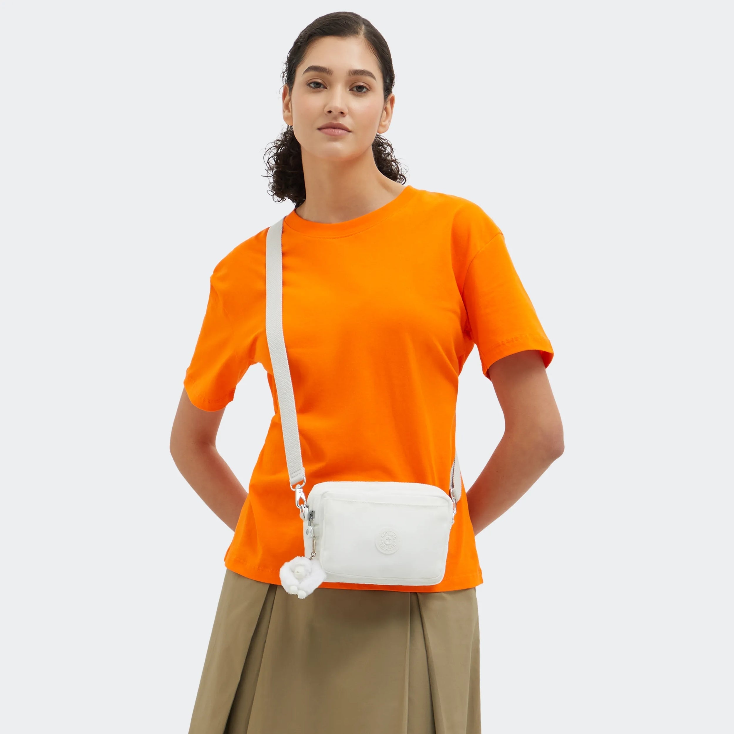 Kipling Abanu Multi in Pure Alabaster — back view