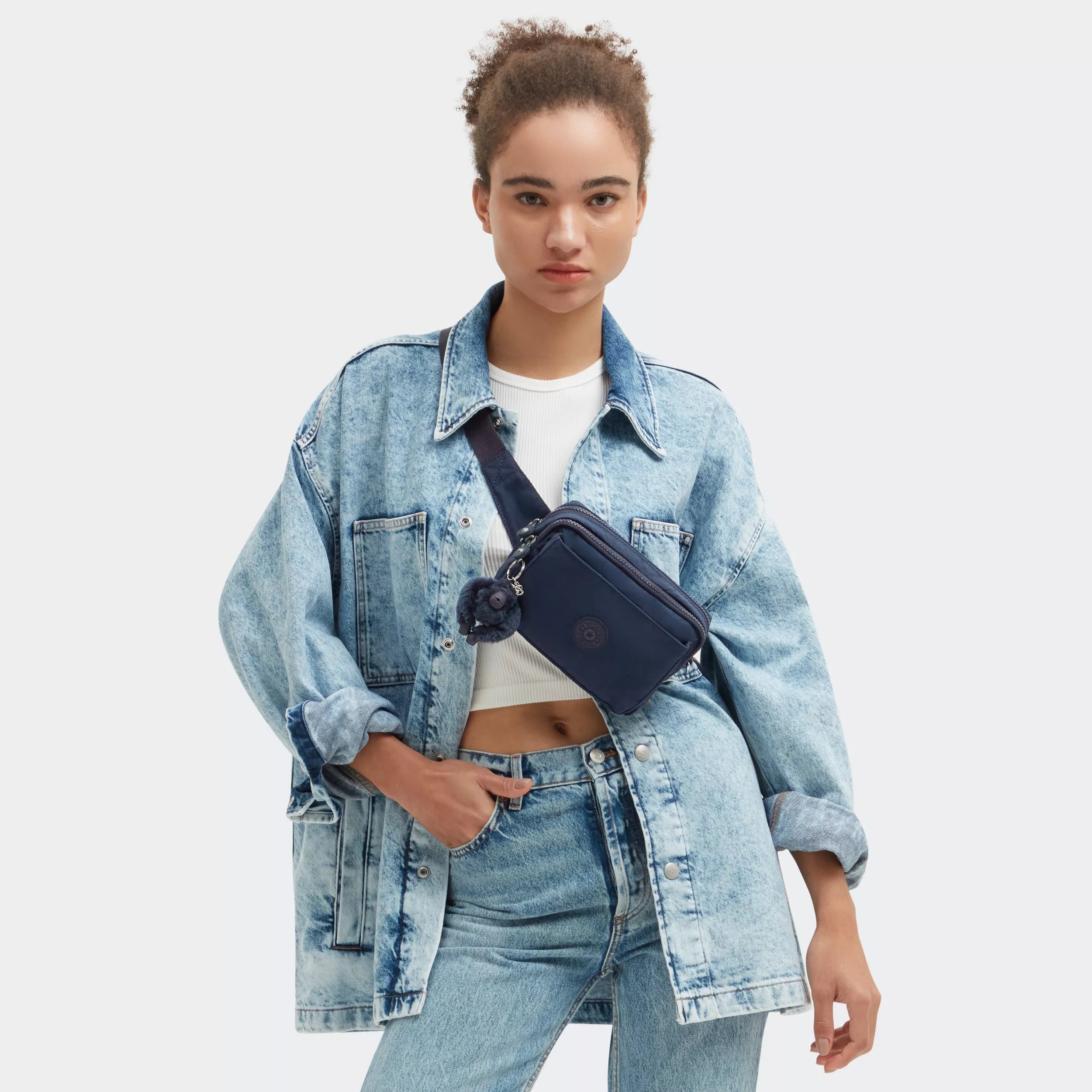 Kipling Abanu Multi in Blue Bleu 2 — back view