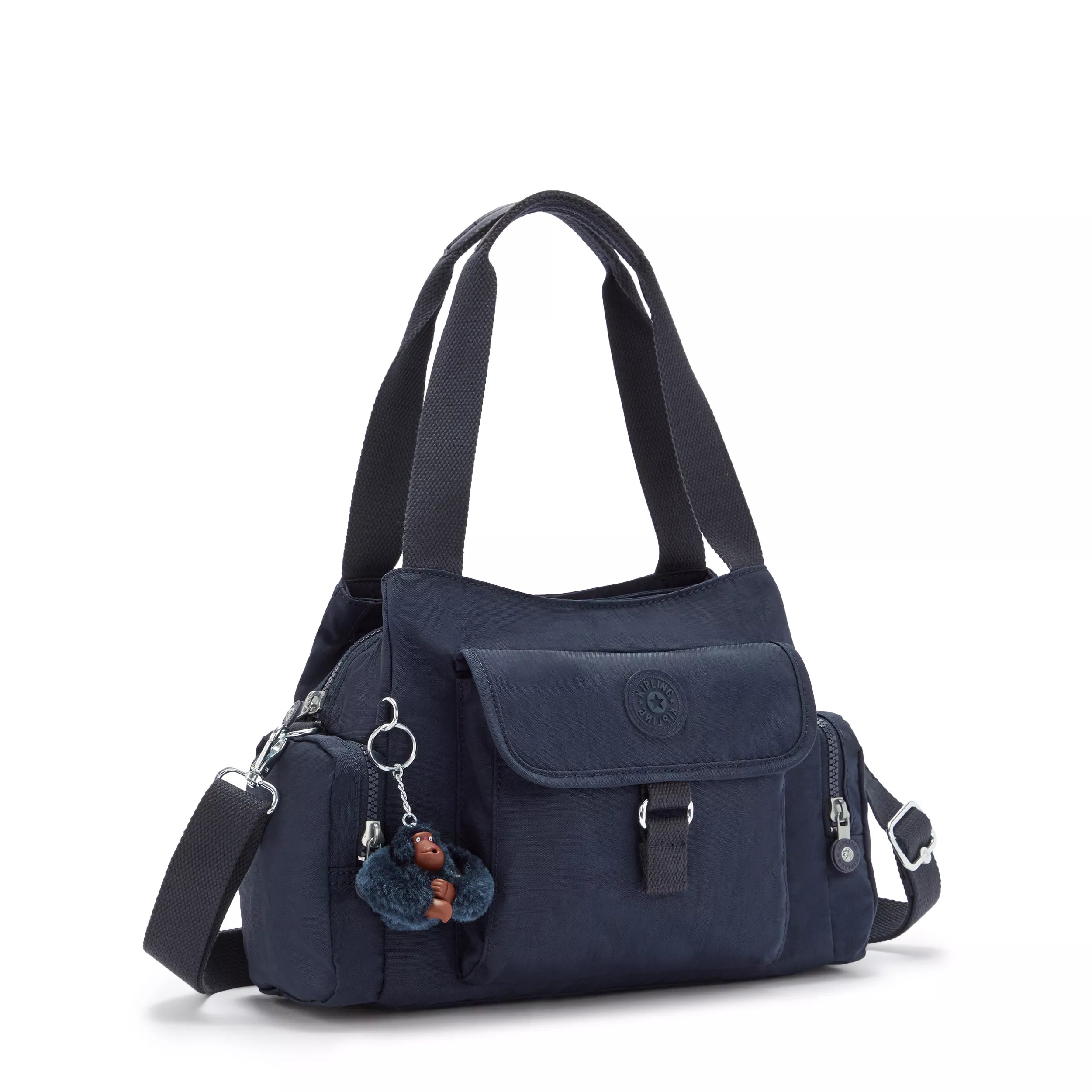 Kipling Felix L U in True Blue Tonal — angle view 3