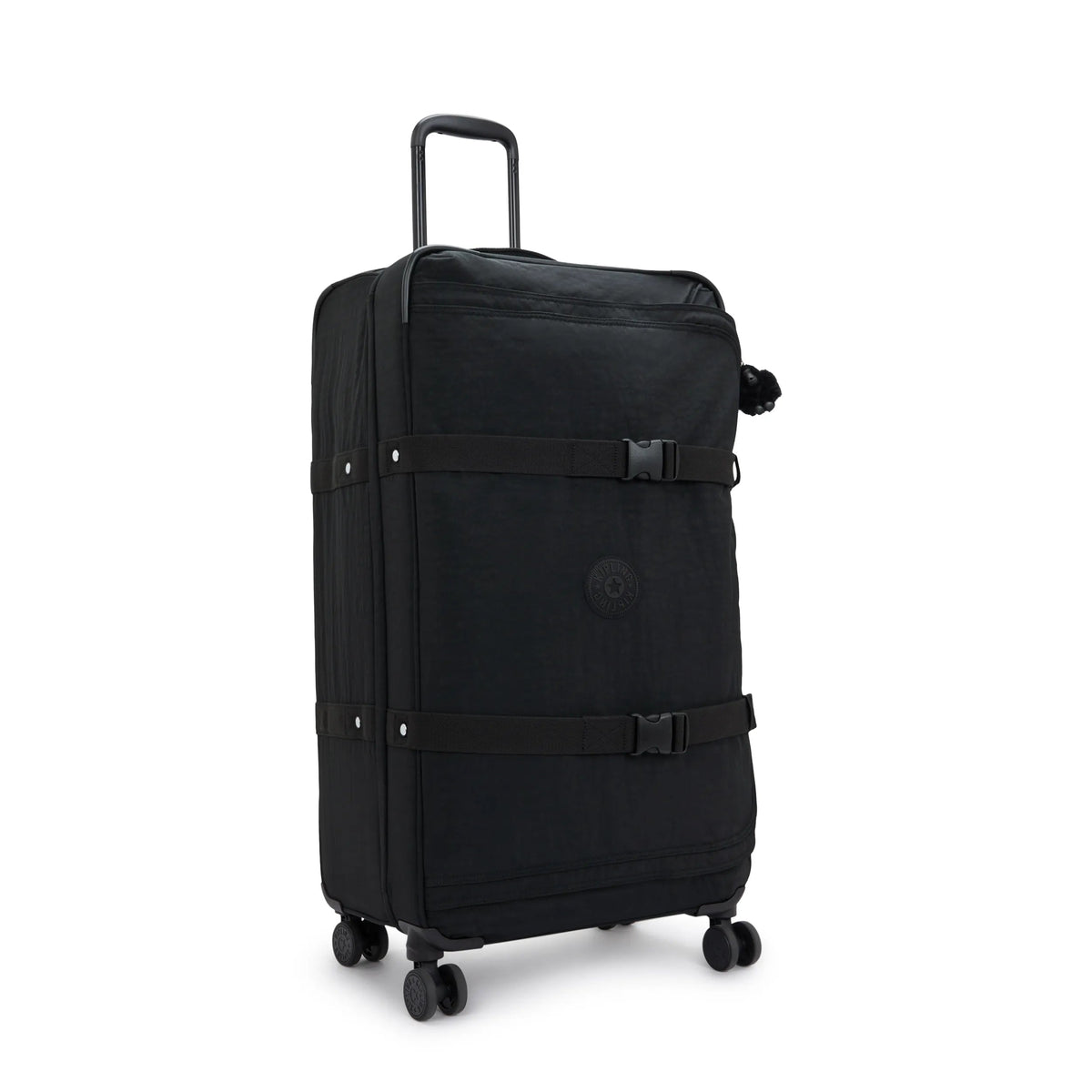 Kipling Spontaneous Large Rolling Luggage in Black — angle view 2