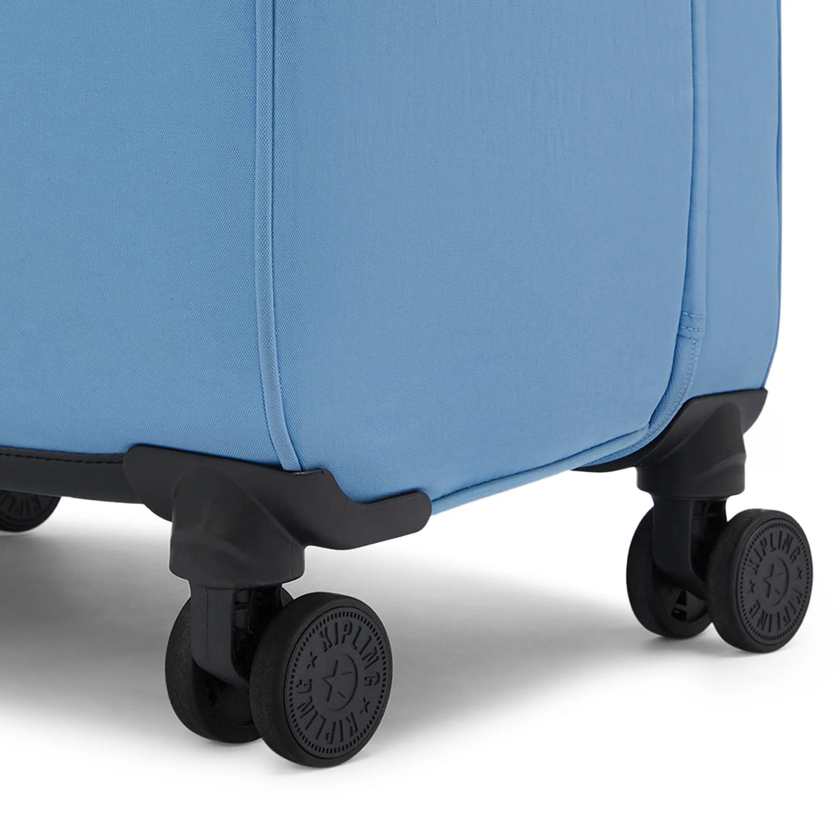 Kipling Spontaneous Large Rolling Luggage in Vintage Blue — detail view