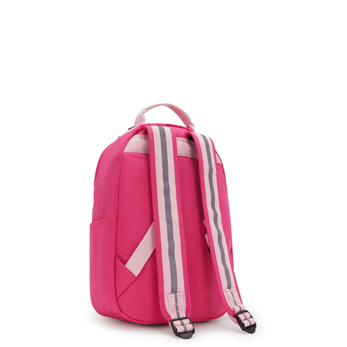 Kipling Seoul Small Backpack in Intense Rose — back view
