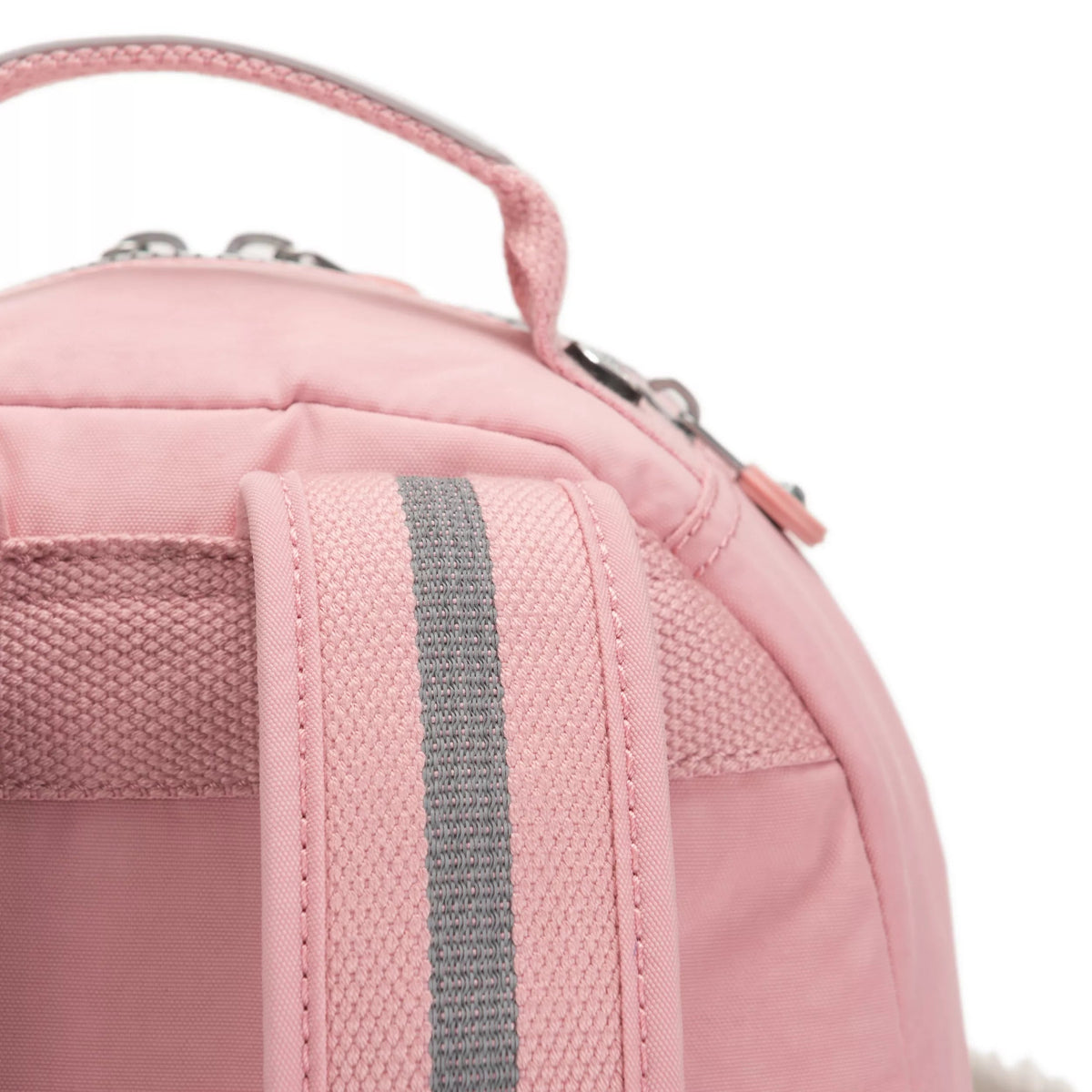 Kipling Seoul Small Backpack in Bridal Rose — detail view